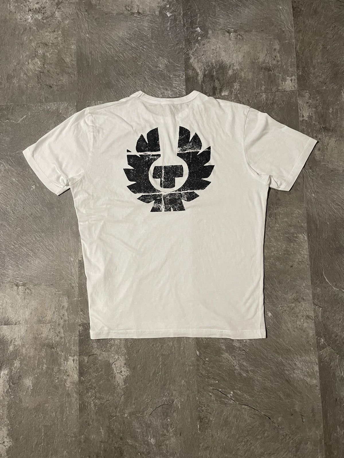 Belstaff Belstaf Big Logo Rare Luxury T Shirt Streetwear Size US L / EU 52-54 / 3 - 1 Thumbnail