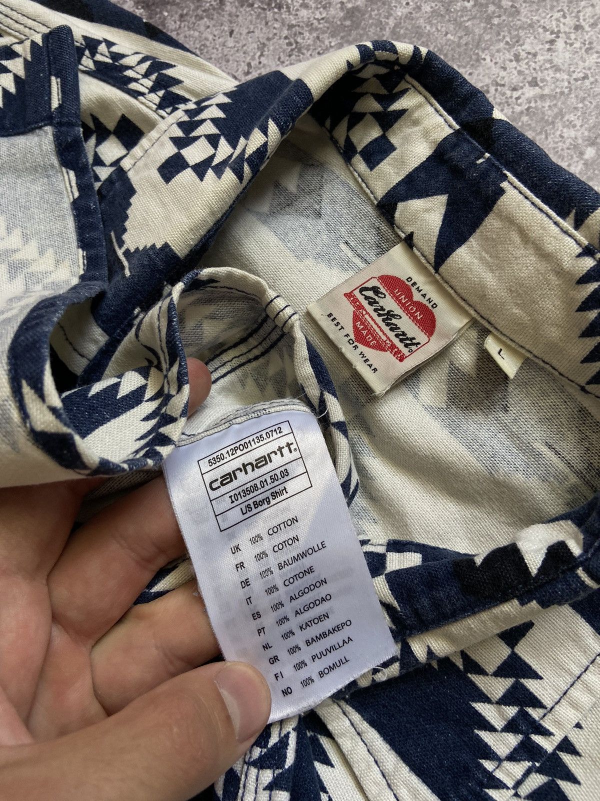 Carhartt Carhartt Aztec Borg Heavy shirt Size US L / EU 52-54 / 3 - 4 Thumbnail