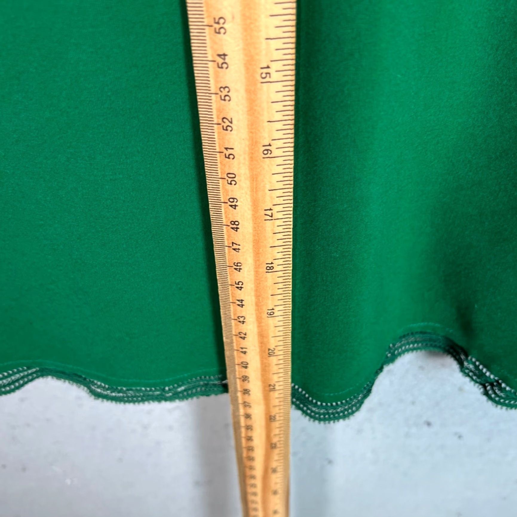 Vintage VINTAGE Lush Green Sleeveless V-Neck Mini Dress Women Small Cotton Blend Size S / US 4 / IT 40 - 6 Thumbnail