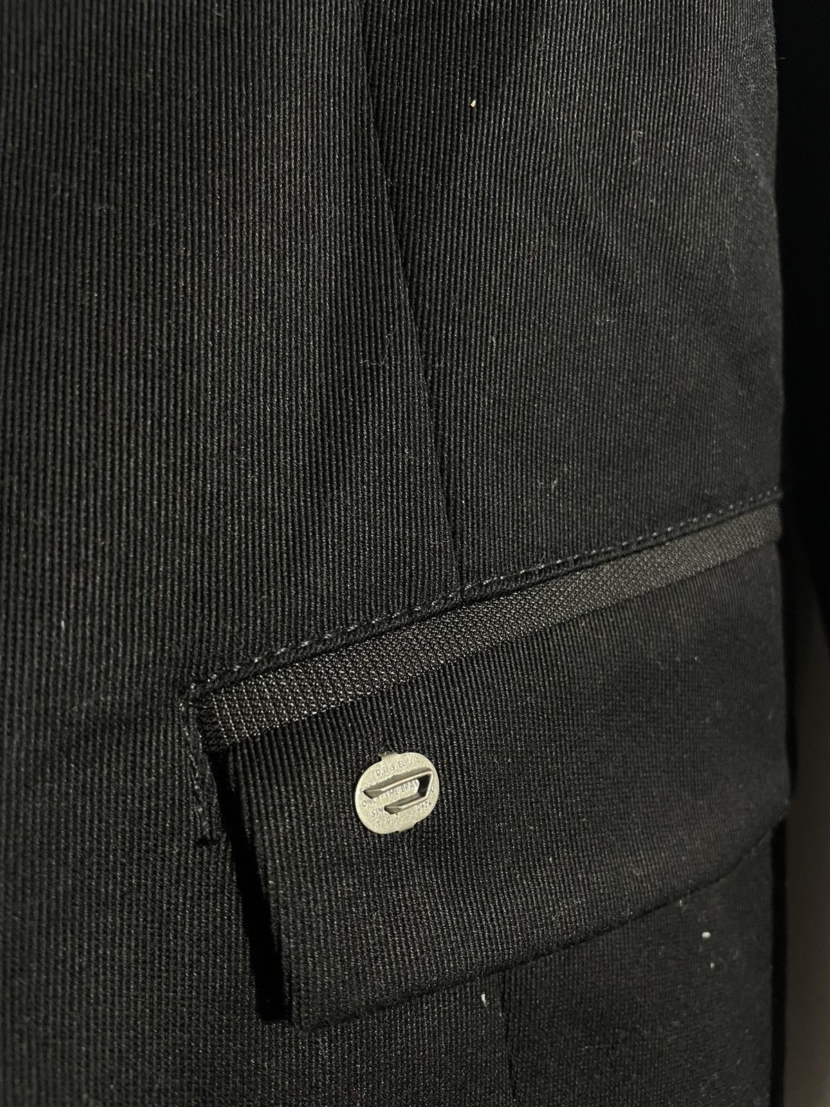 Diesel Vintage Y2K Diesel Black Two Buttons Blazer Jacket size M Size 50R - 5 Thumbnail