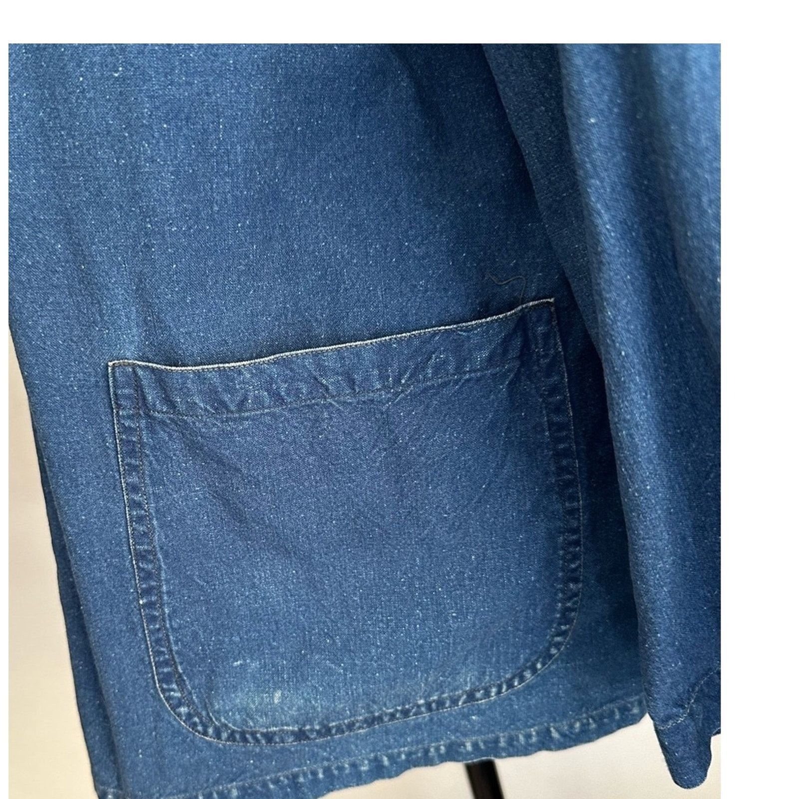Vintage Vintage Shanghai Blue Workers Shacket US 8-10 L’AntiCher Size M / US 6-8 / IT 42-44 - 5 Thumbnail