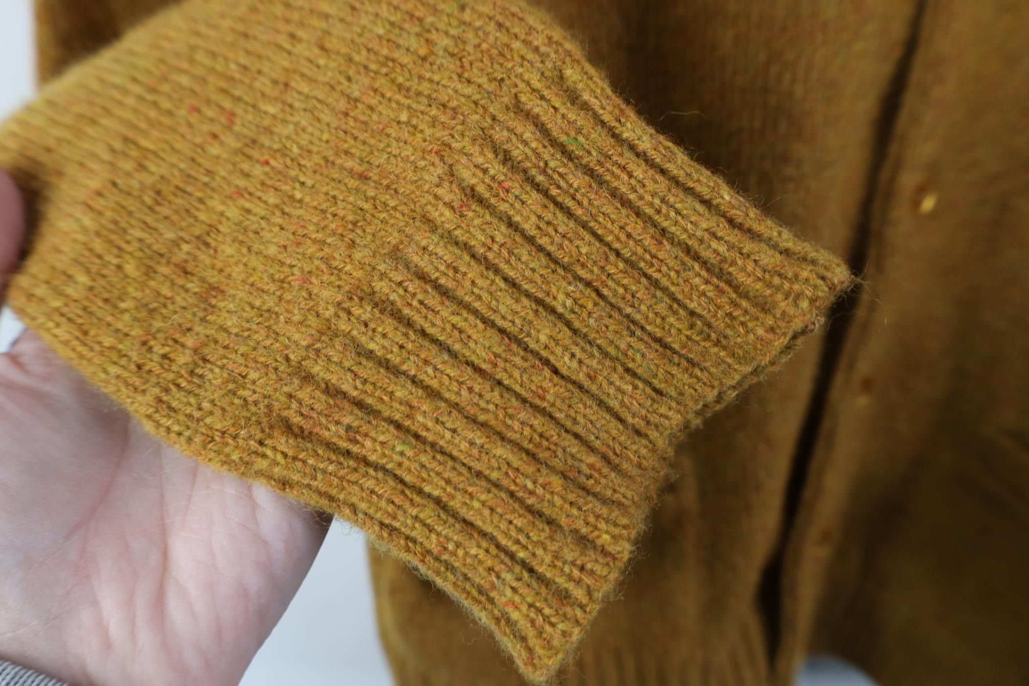 Vintage Vintage 60s Streetwear Cobain Sweater Mustard Yellow USA Size US L / EU 52-54 / 3 - 9 Thumbnail