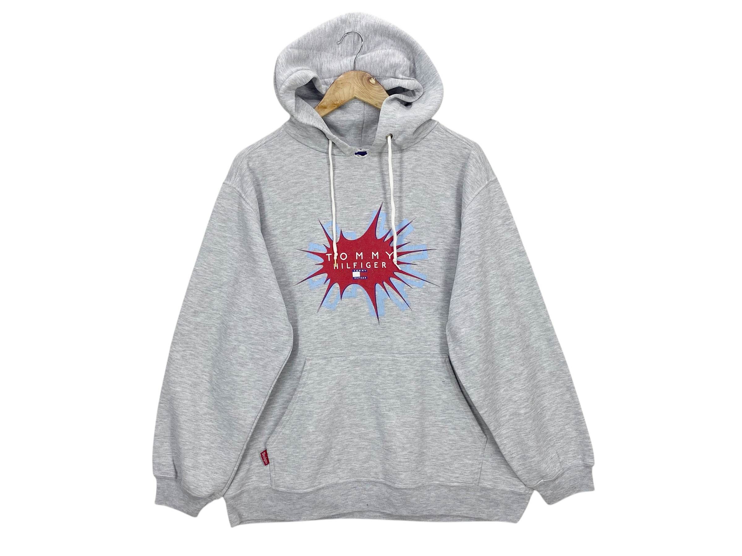 Tommy Hilfiger × Vintage Tommy Hilfiger Hoodie Jacket - Retro Sportswear Zip-Up Size US L / EU 52-54 / 3 - 1 Thumbnail