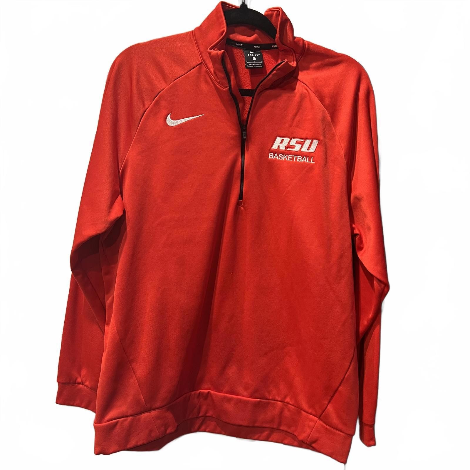 Nike Nike RSU Basketball Men's Red Dri-Fit Quarter-Zip Jacket, L Size US L / EU 52-54 / 3 - 1 Thumbnail