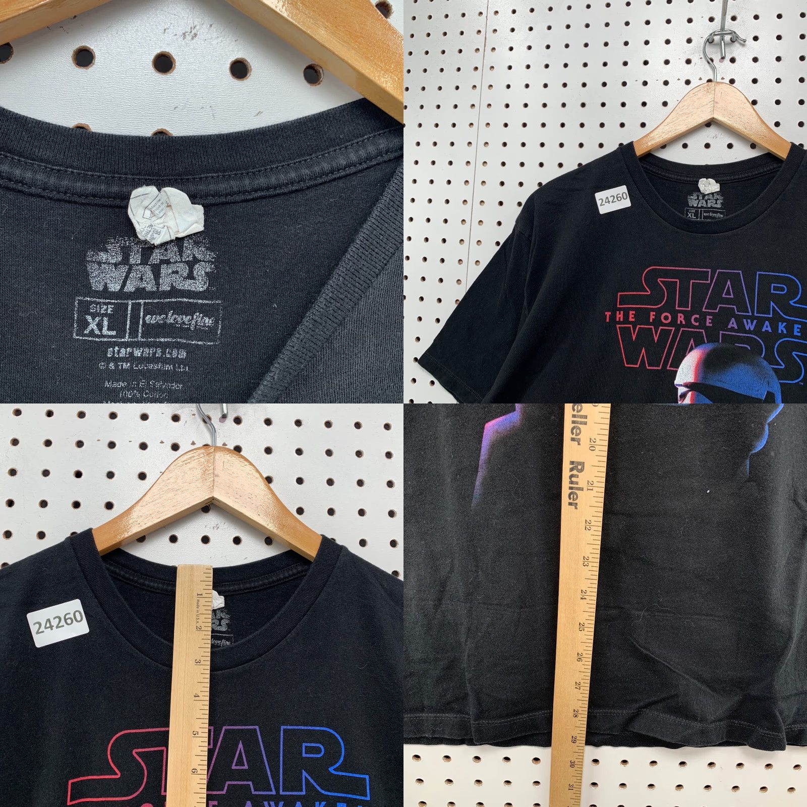 Star Wars Star Wars Shirt Black Stormtroopers Adult XL Short Sleeve Movie TEE 22x29 Size US XL / EU 56 / 4 - 8 Thumbnail