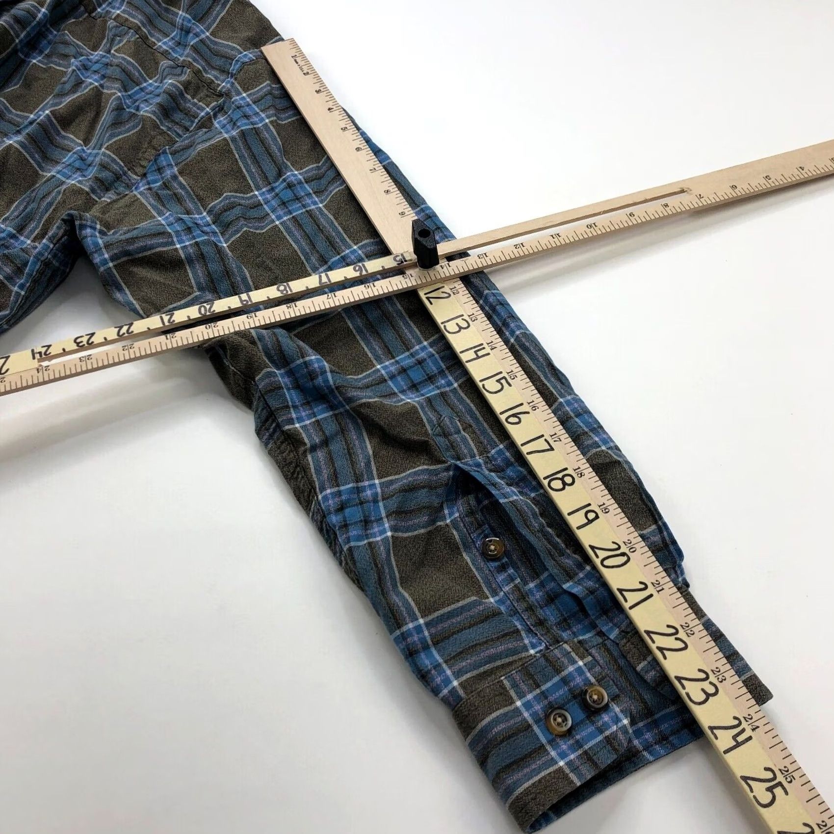 Orvis Orvis Shirt Long Sleeve Plaid Blue Gray 100% Cotton XL Casual Collar Button-Up Mens Treats: Classic, Modern, American Size US XL / EU 56 / 4 - 7 Thumbnail