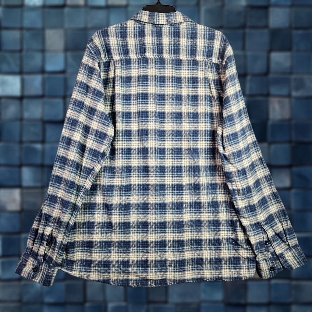 Roark Roark Men's Shirt L Blue Plaid Flannel Button Front Lined Long Sleeve Sized Regular Size US L / EU 52-54 / 3 - 1 Thumbnail