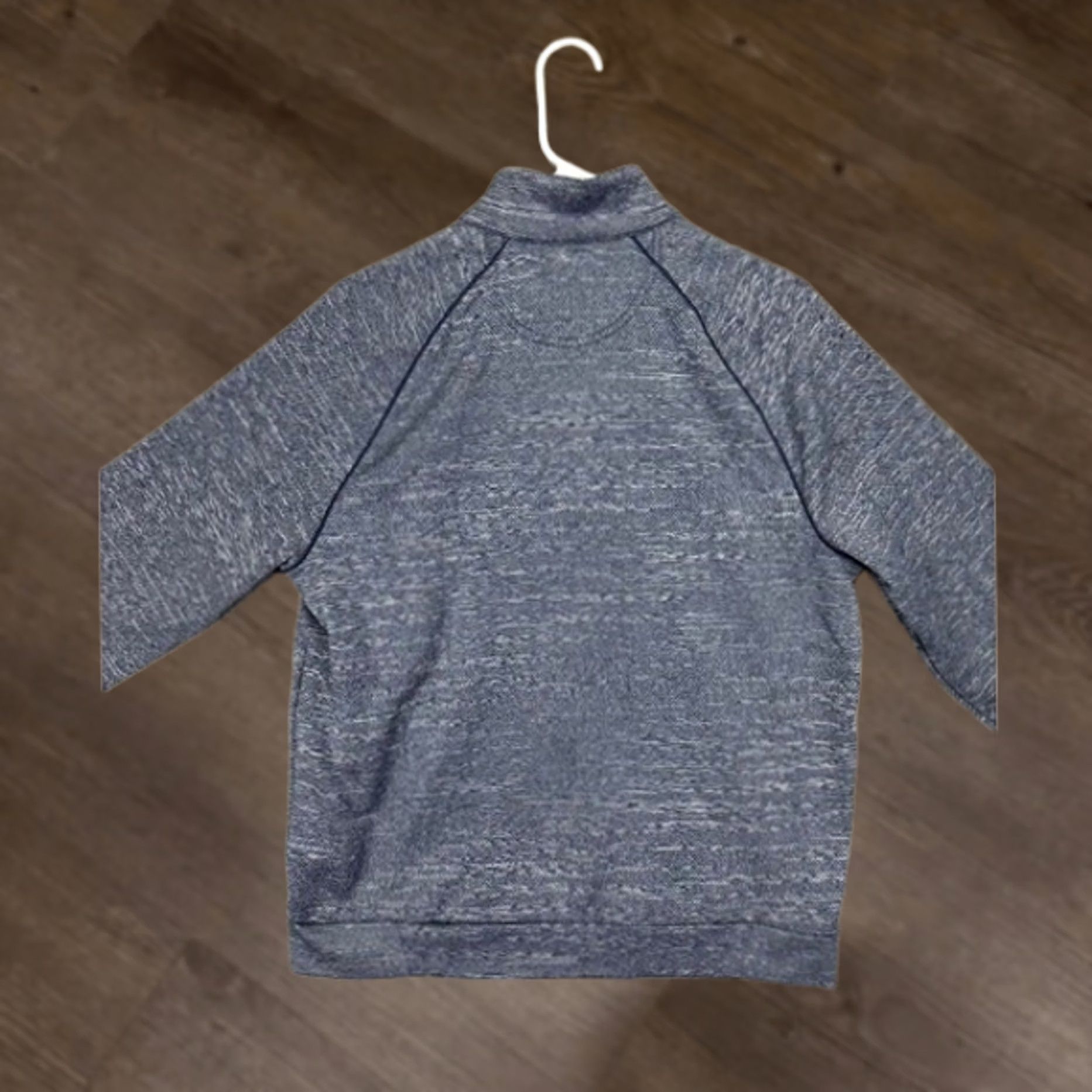 Vintage Greg Norman Sweater Men Medium Blue Fleece Lined Quarter Zip Pullover Sweatshirt Size US M / EU 48-50 / 2 - 1 Thumbnail