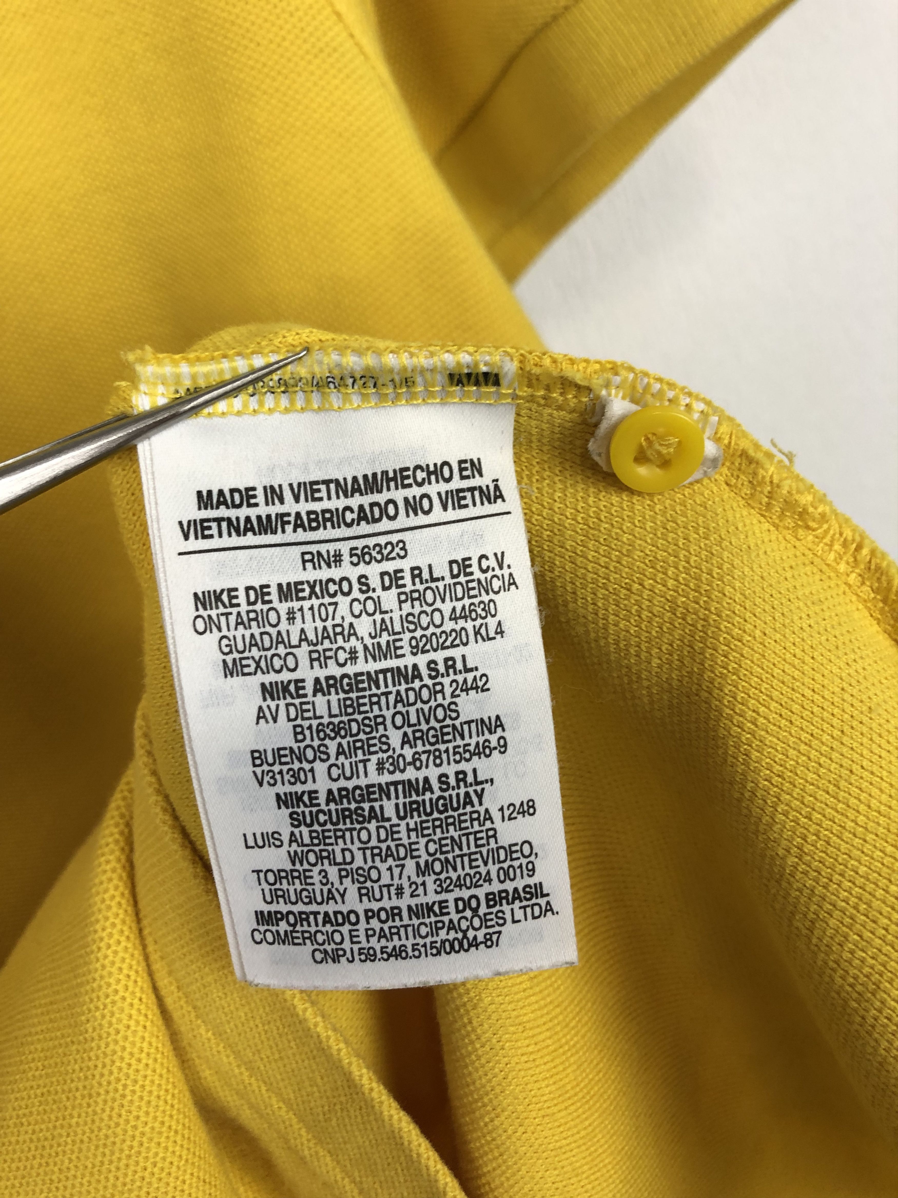 Nike Nike Brazil Football Shirt Soccer Polo Jersey National Tee Size US M / EU 48-50 / 2 - 10 Thumbnail