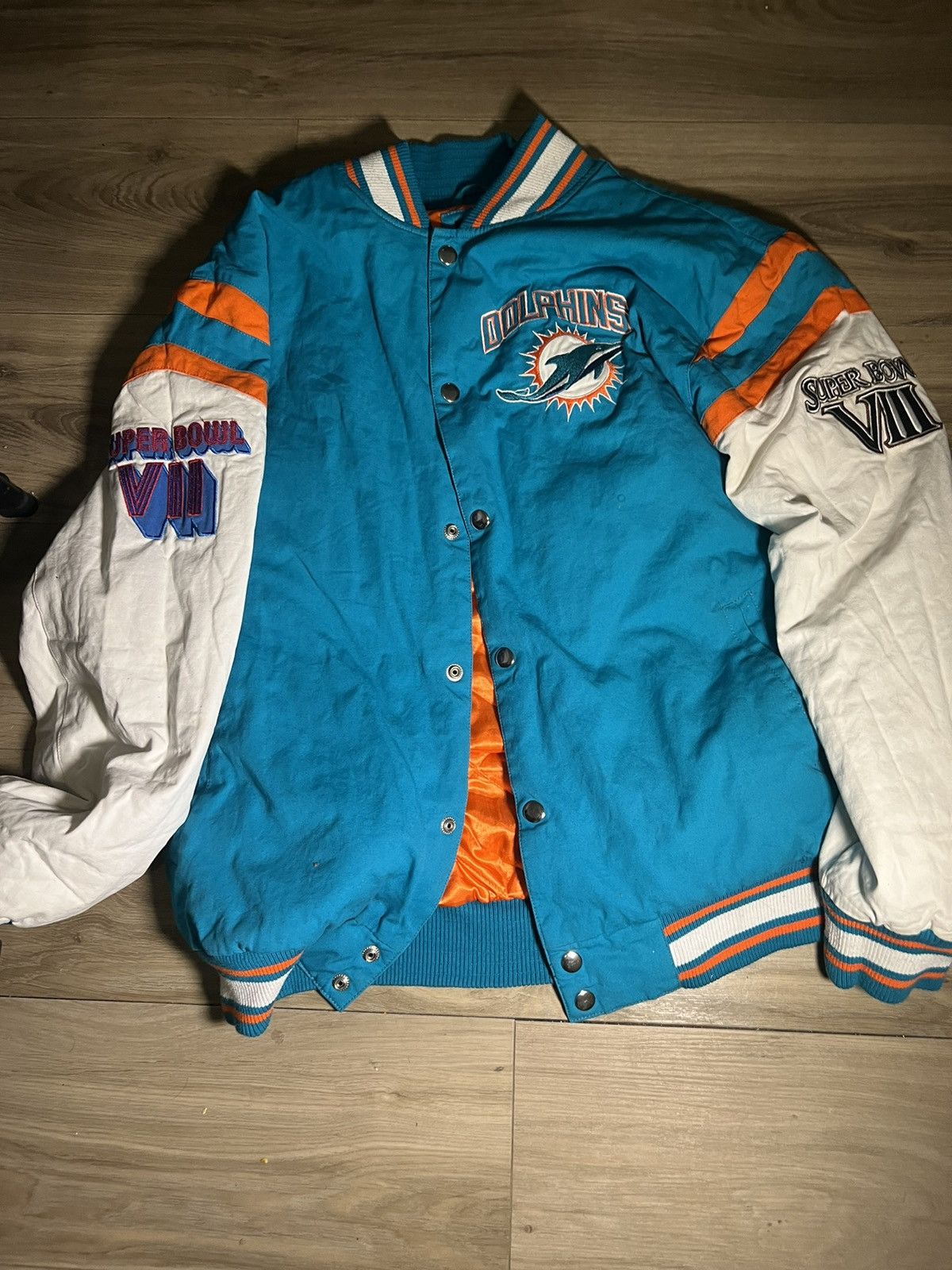 NFL Miami dolphins varsity Size US XXL / EU 58 / 5 - 2 Thumbnail