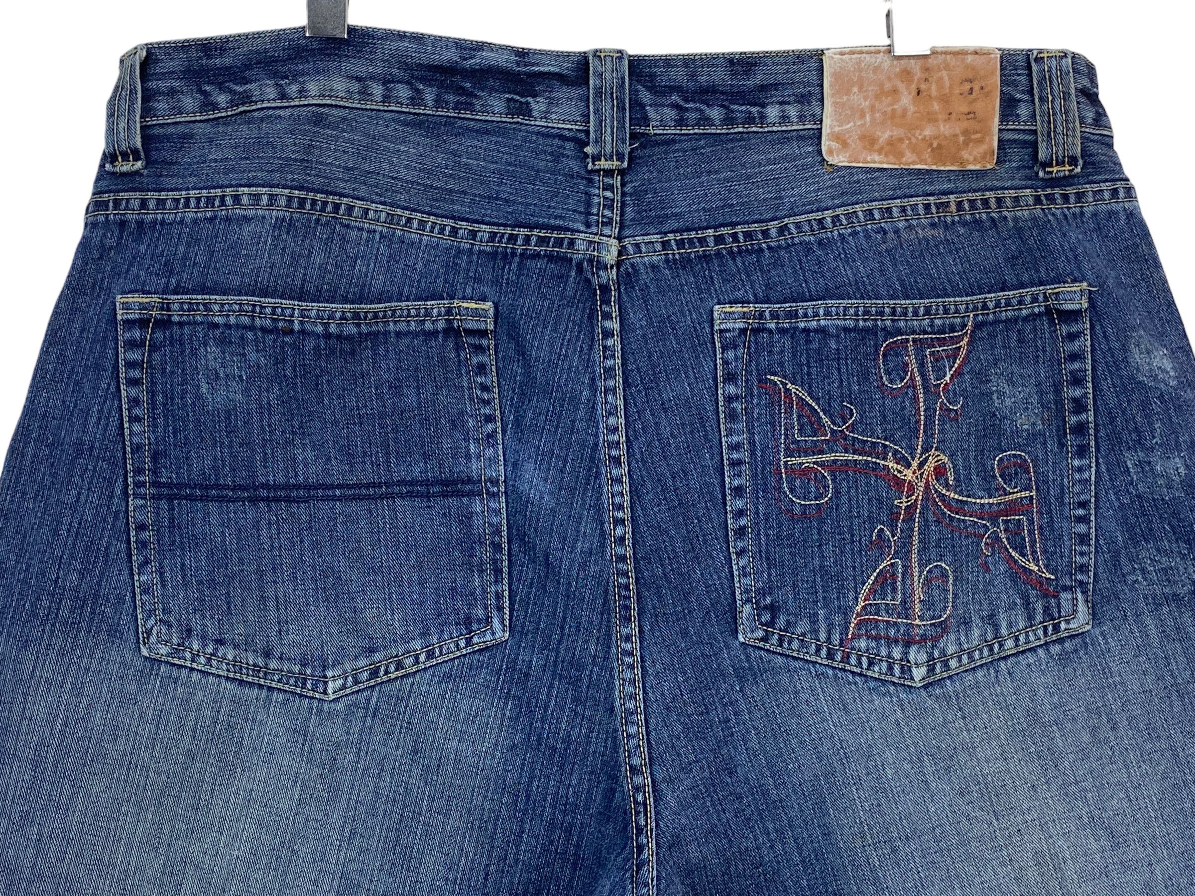 Fubu Fubu Denim Jeans Fubu Hip Hop Skateboards Baggy Jeans Pants Size US 40 / EU 56 - 6 Thumbnail
