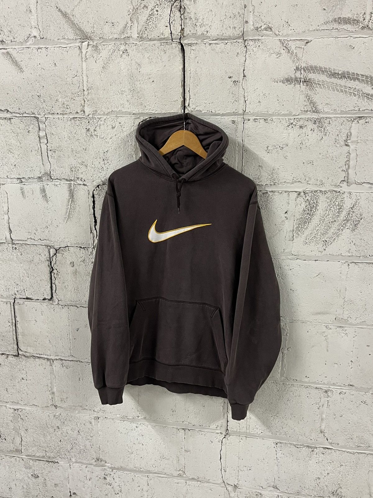 Nike Nike big swoosh center swoosh y2k mocha brown rare hype Size US XXL / EU 58 / 5 - 4 Thumbnail