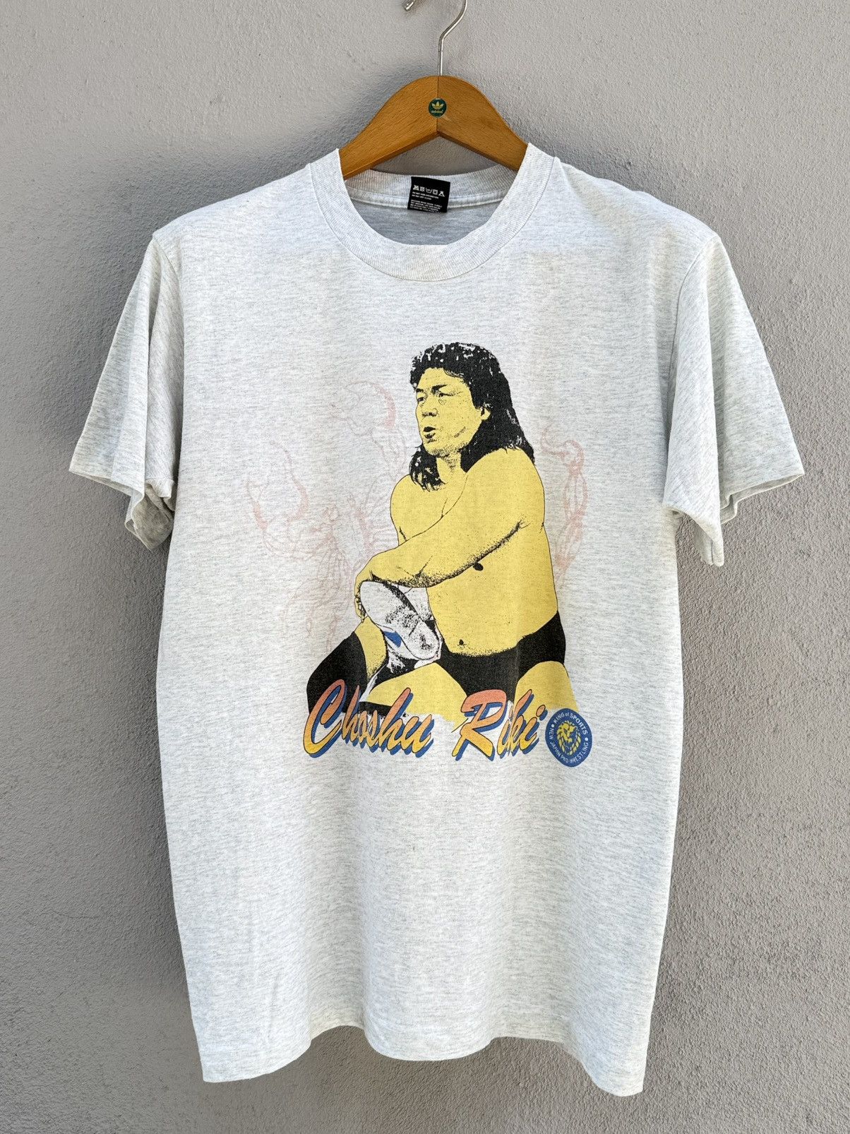 WWF Vintage 90s Choshu Riki NJPW King Of Sport Tee Size US L / EU 52-54 / 3 - 1 Thumbnail