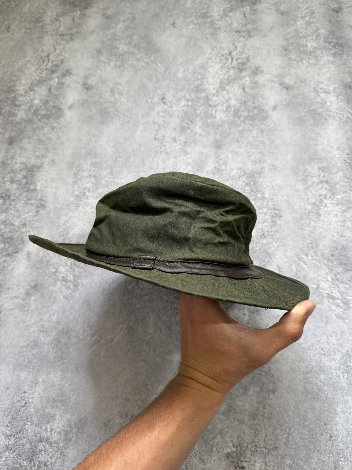 Barbour vintage cap hat Barbour Waxed Size ONE SIZE - 4 Thumbnail