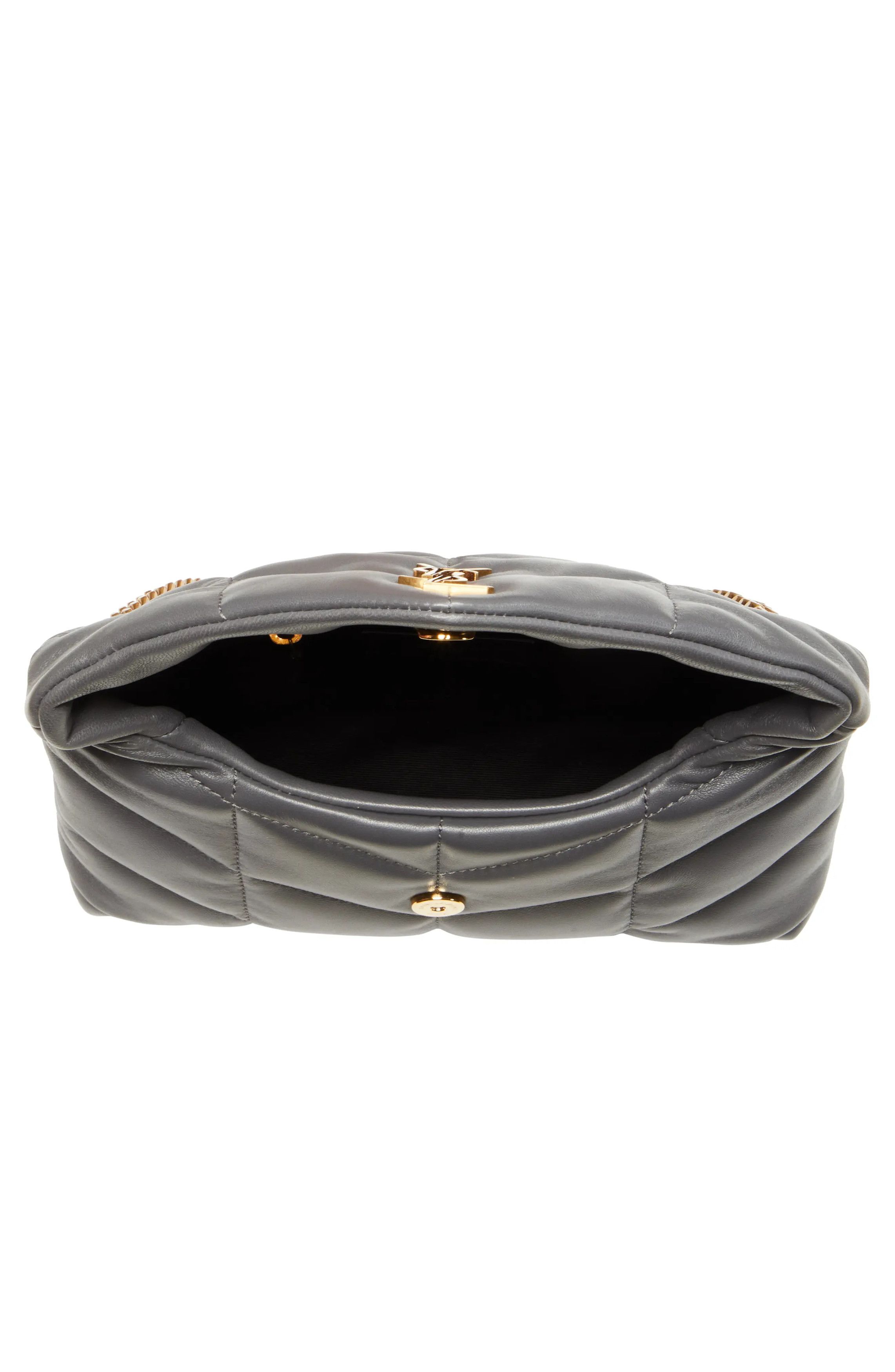 Saint Laurent Paris o1b1hav110225 Size: OS / Puffer Toy Leather Bag Storm Gray Size ONE SIZE - 6 Thumbnail