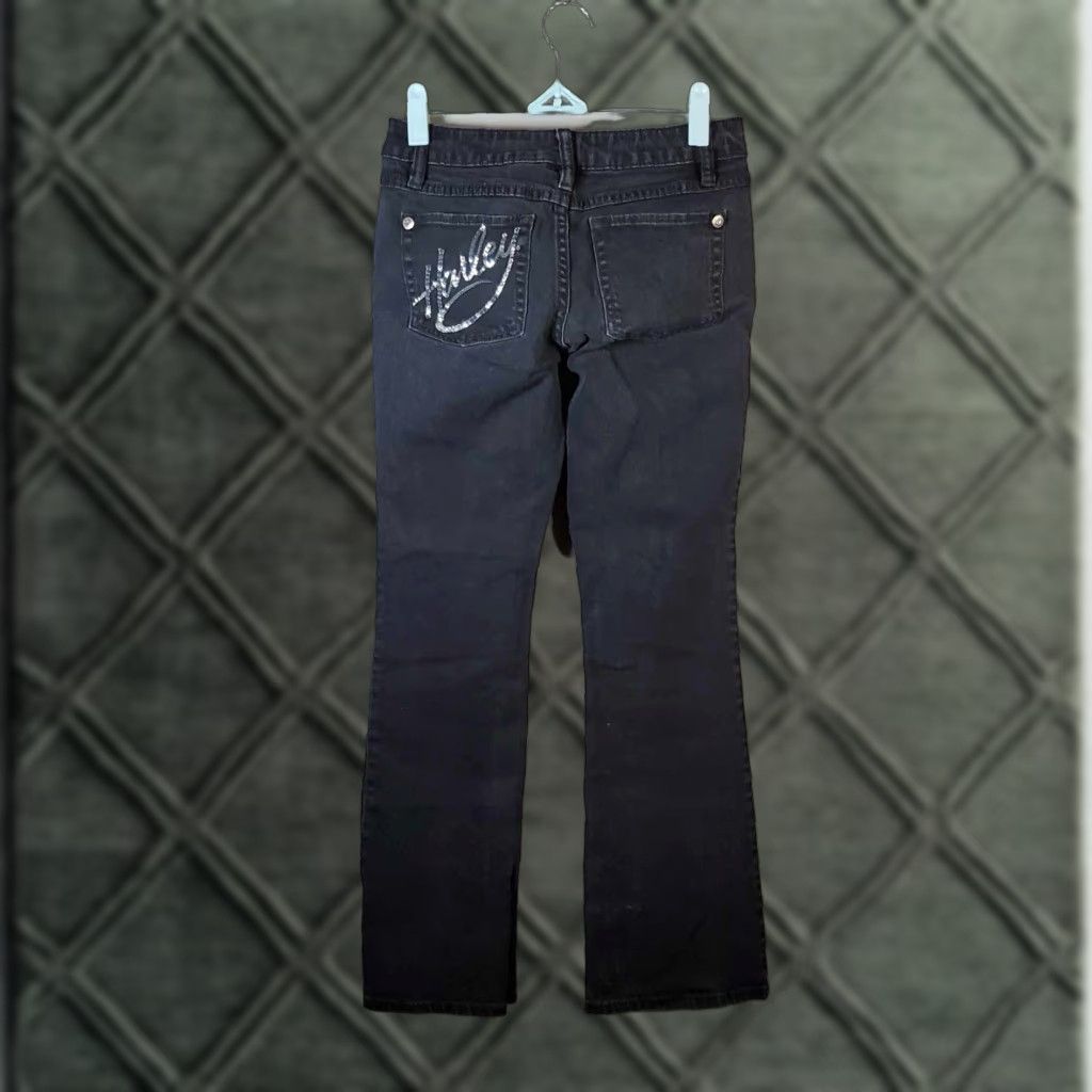 Harley Davidson VINTAGE Harley-Davidson Womens Jeans Black 0 Stretch 26x29 Womens Harley-Davidson Jeans Black 0 Stretch 26x29 Size 26" / US 2 / IT 38 - 1 Thumbnail