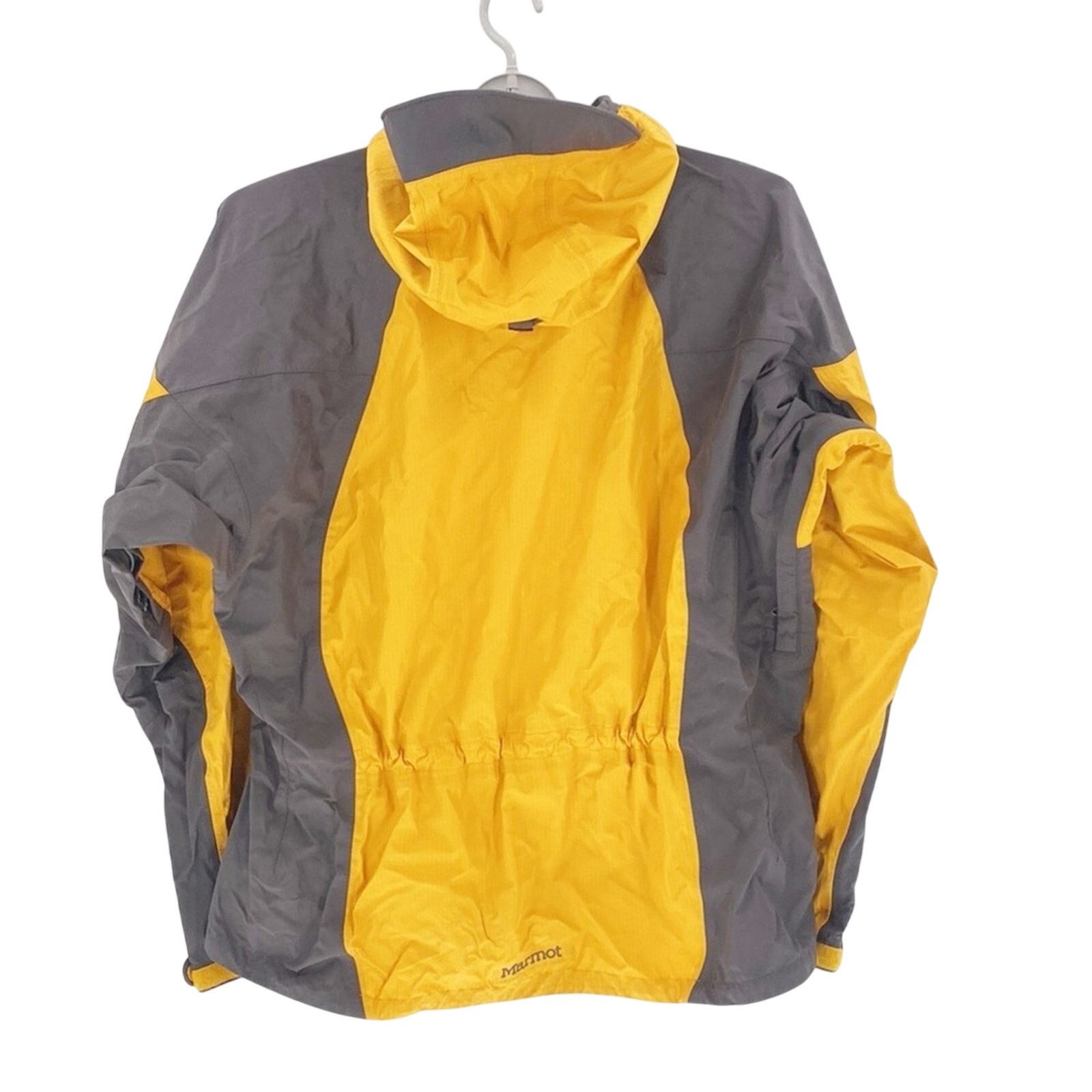 Marmot Marmot yellow gray vented hooded windbreaker camping size XL Size US XL / EU 56 / 4 - 2 Thumbnail