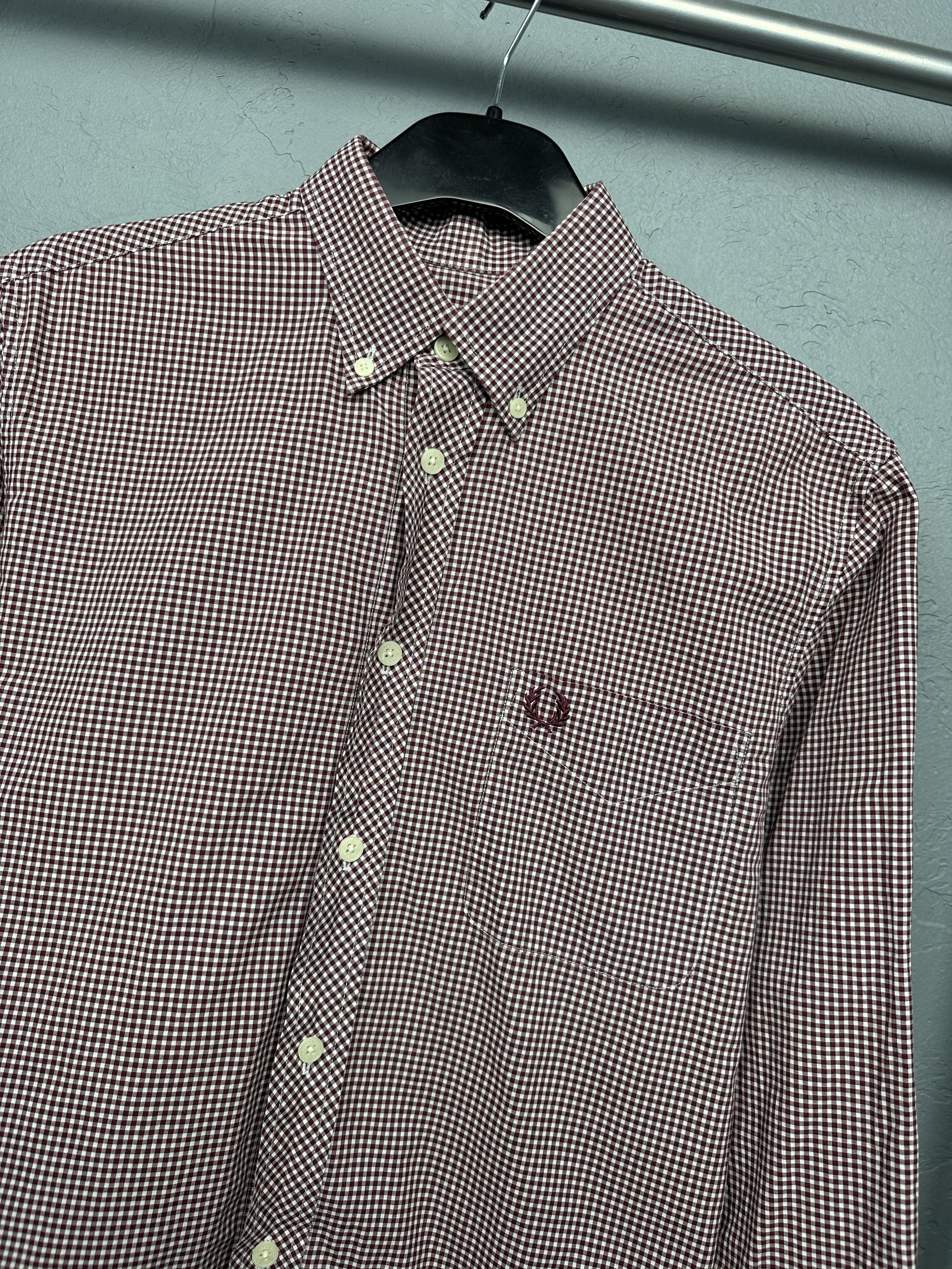 Fred Perry × Vintage Fred Perry Vintage Mens Long Sleeve Shirt Size US S / EU 44-46 / 1 - 2 Thumbnail