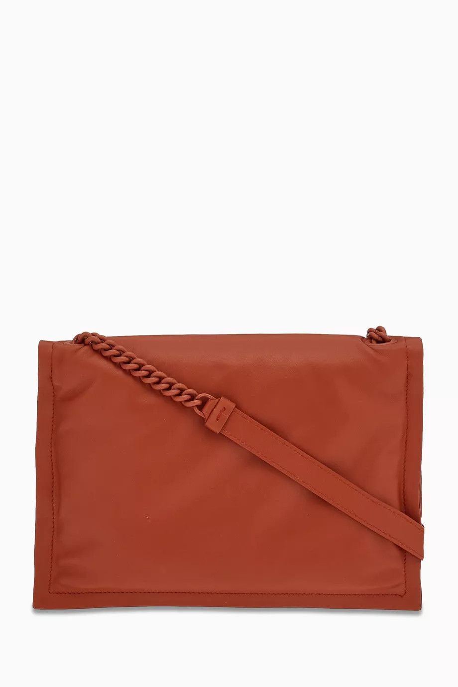 Salvatore Ferragamo o1s1rm1124 Size: OS / Padded Leather Shoulder Bag in Brown Size ONE SIZE - 3 Thumbnail