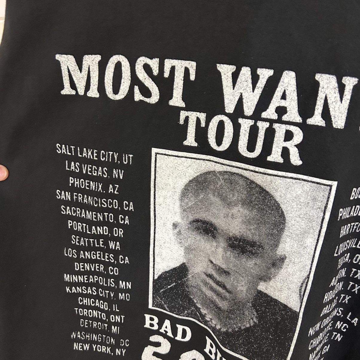 Vintage BAD BUNNY Most Wanted Tour 2024 Hoodie Size US XXL / EU 58 / 5 - 14 Thumbnail