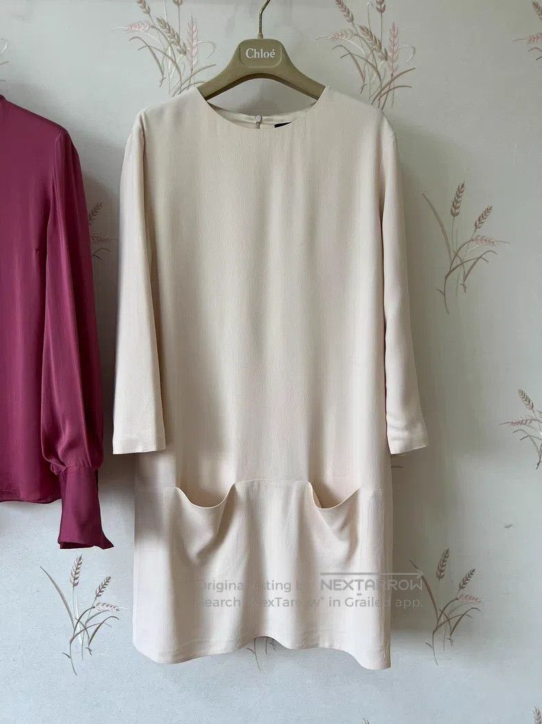 The Row The Row Cream dress Size S / US 4 / IT 40 - 3 Thumbnail