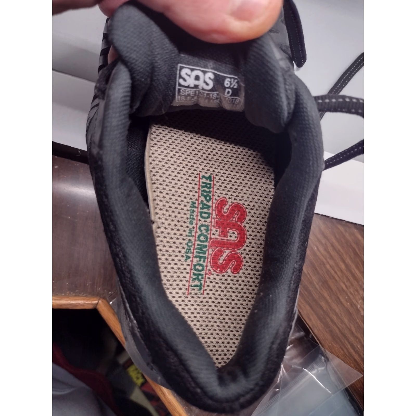 SAS SAS Womens Pursuit Running Shoes Black SPE1C1-18-D-1018 Low Top Lace Up 6.5D Running Shoes Womens Size M / US 6-8 / IT 42-44 - 7 Thumbnail
