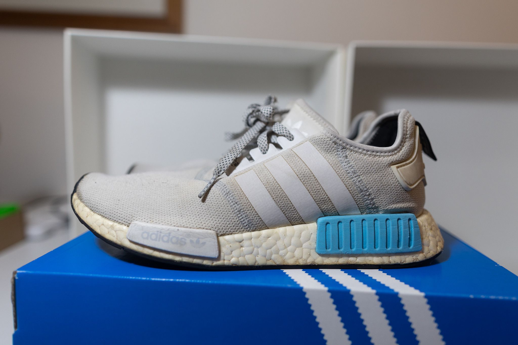 Adidas Adidas NMD R1 Bright Cyan Size US 9.5 / EU 42-43 - 1 Thumbnail