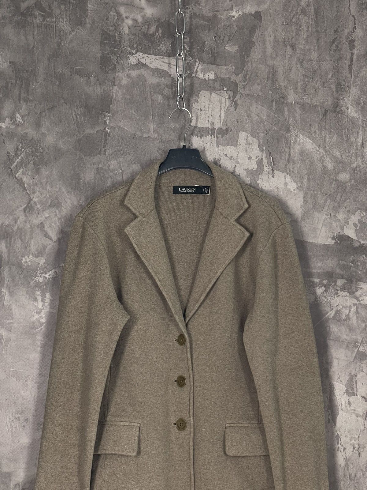 Polo Ralph Lauren × Ralph Lauren Avant Garde Ralph Lauren Knit Heavy Luxury Coat Size L / US 10 / IT 46 - 2 Thumbnail