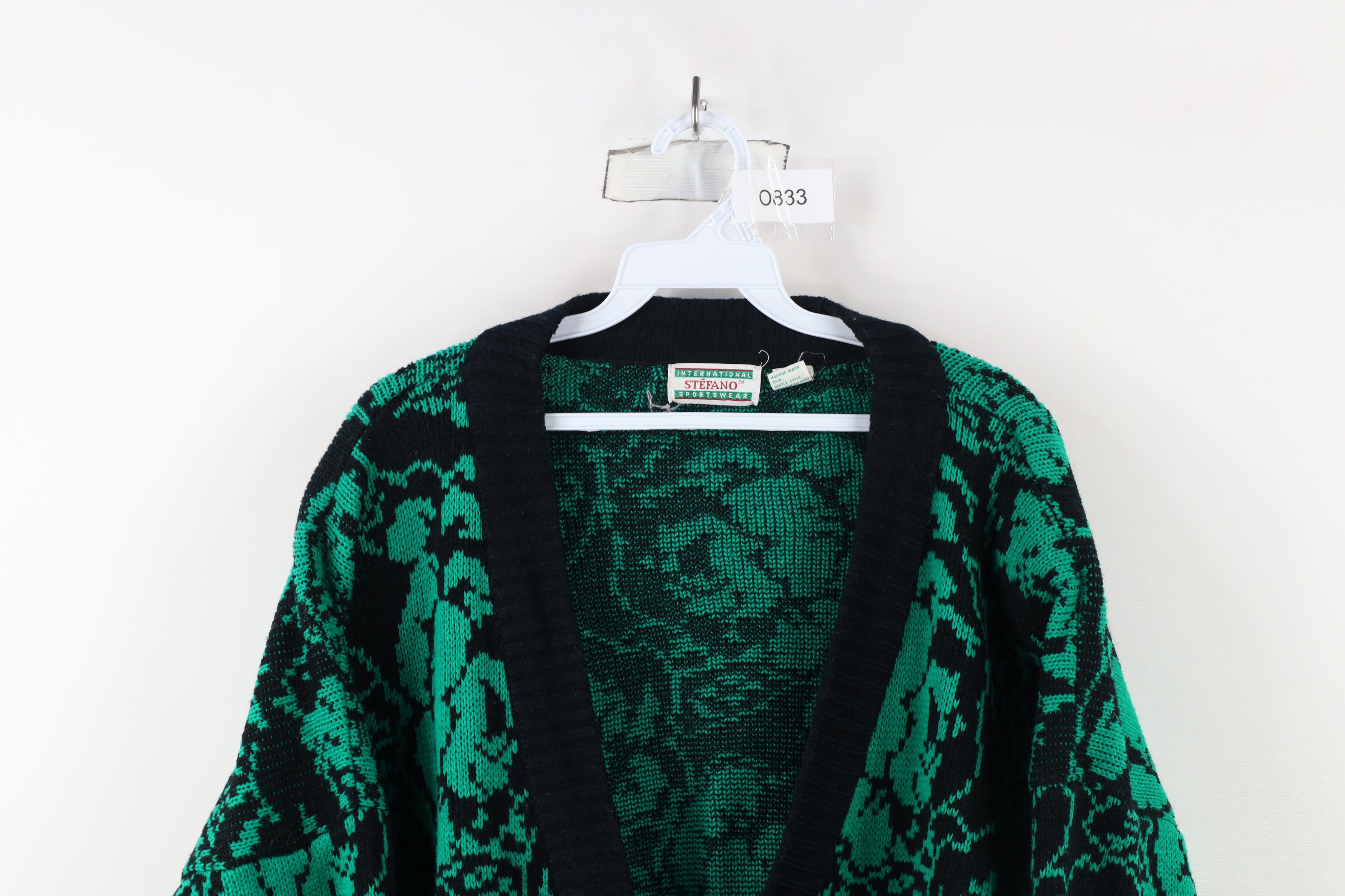 Vintage Vintage 90s Streetwear Big Button Flower Cardigan Sweater Size S / US 4 / IT 40 - 2 Thumbnail