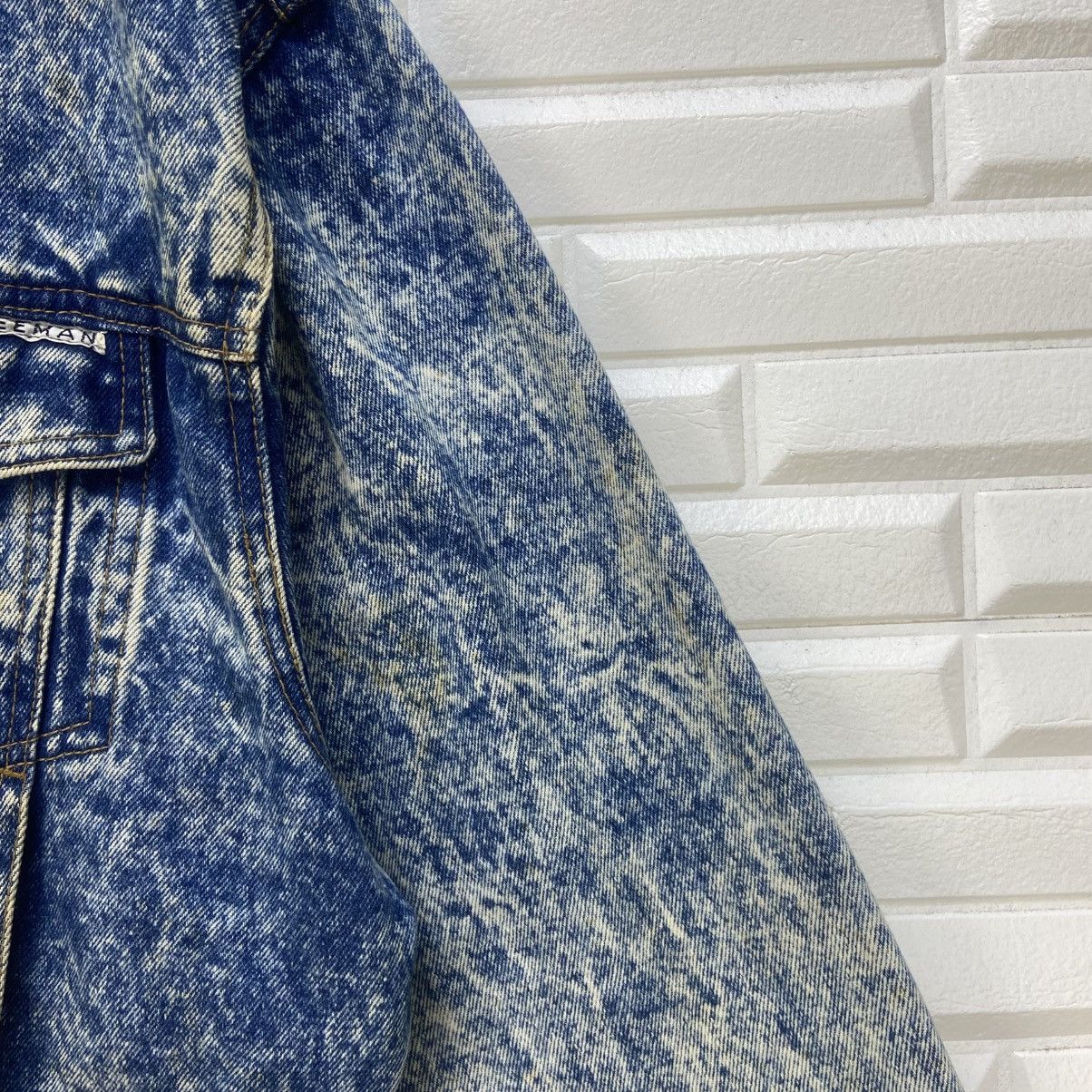 Japanese Brand Vtg Gleeman Japanese Brand Acid Wash Retro Trucker Jacket Size US M / EU 48-50 / 2 - 7 Thumbnail