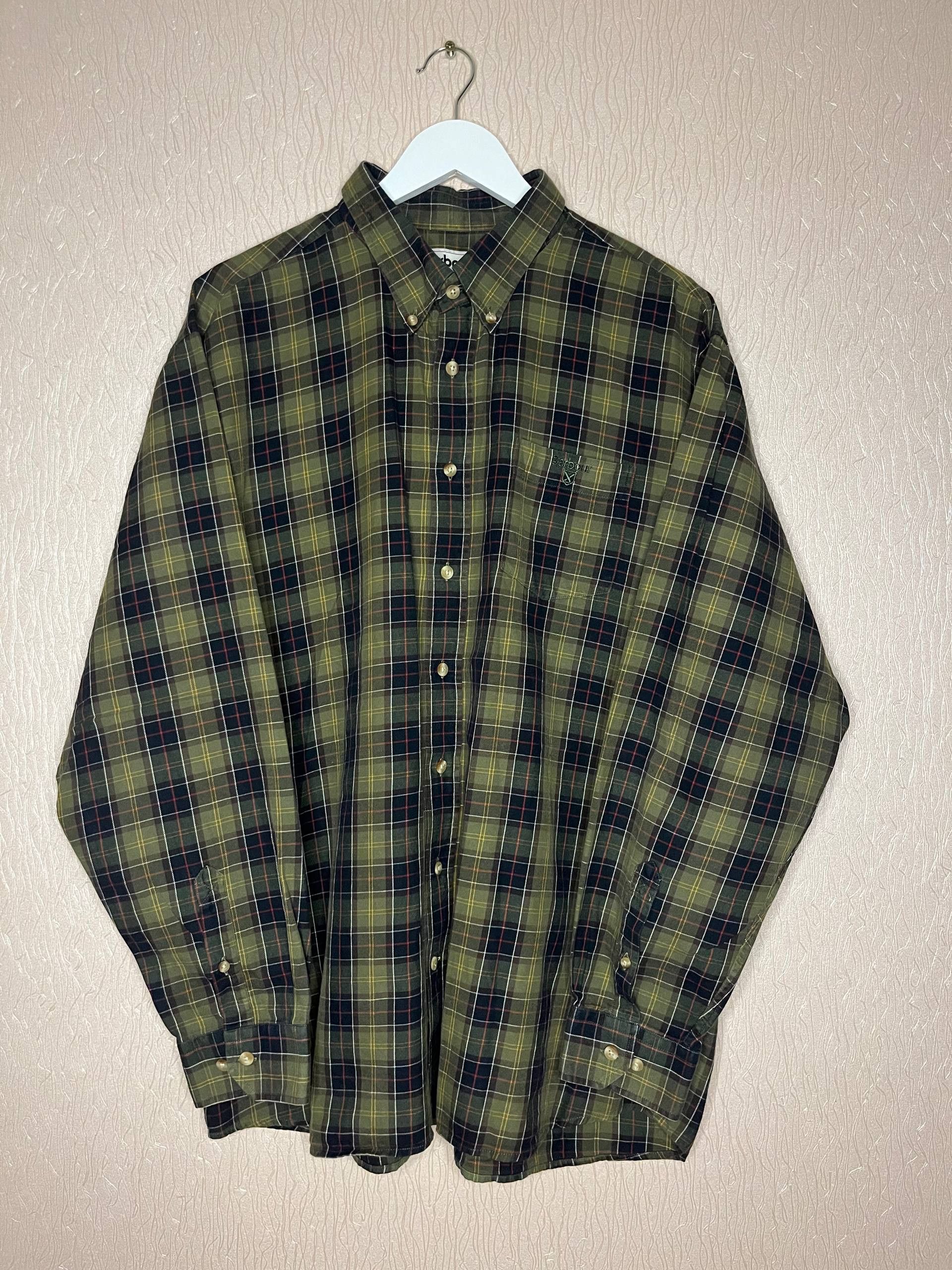 Barbour VTG Barbour Tartan Classic Button Down Casual Baggy Shirt Size US XXL / EU 58 / 5 - 1 Thumbnail