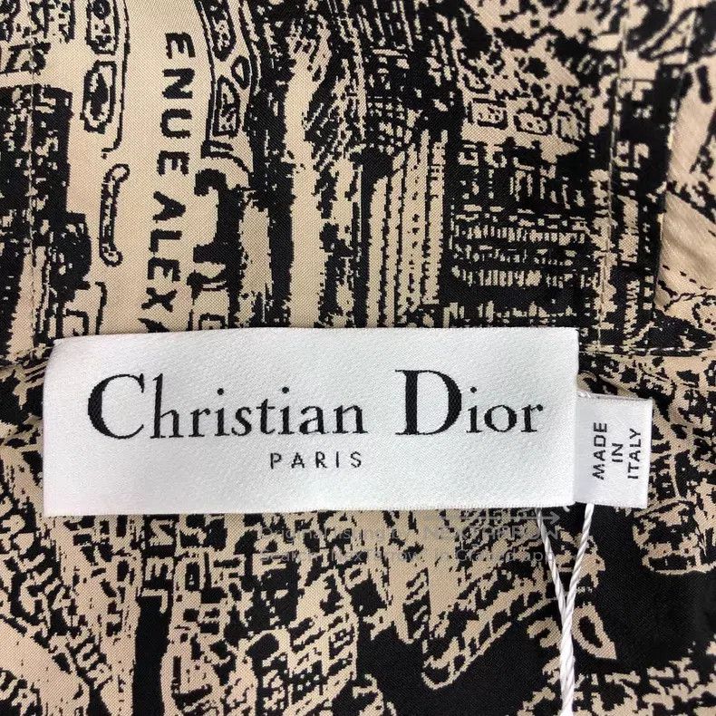 Dior Dior 23 brown city map printed hooded zipper long-sleeved Size XS / US 0-2 / IT 36-38 - 5 Thumbnail