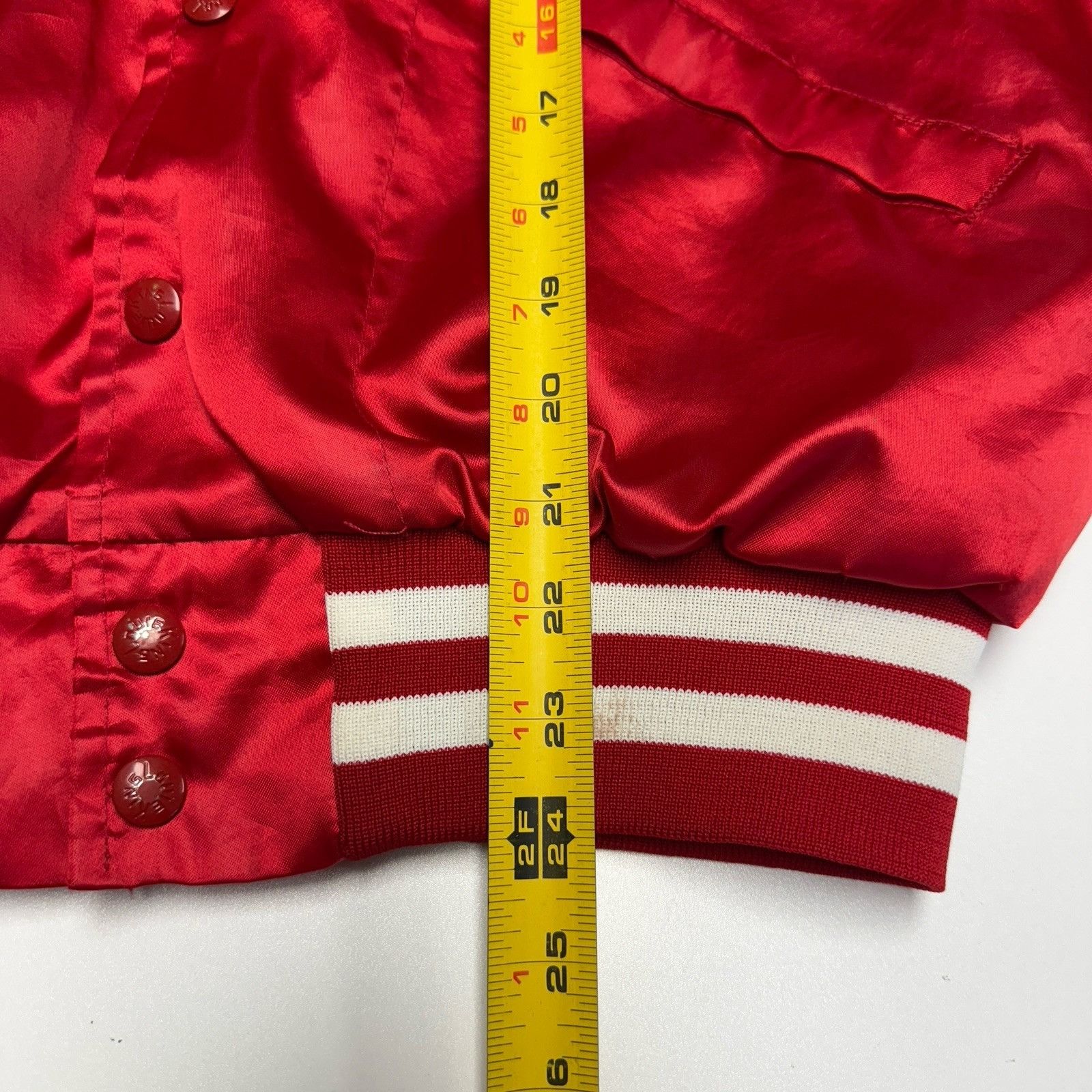 Vintage Vintage 80s Fire Dept Satin Bomber Jacket Mens Medium USA Size US M / EU 48-50 / 2 - 10 Thumbnail
