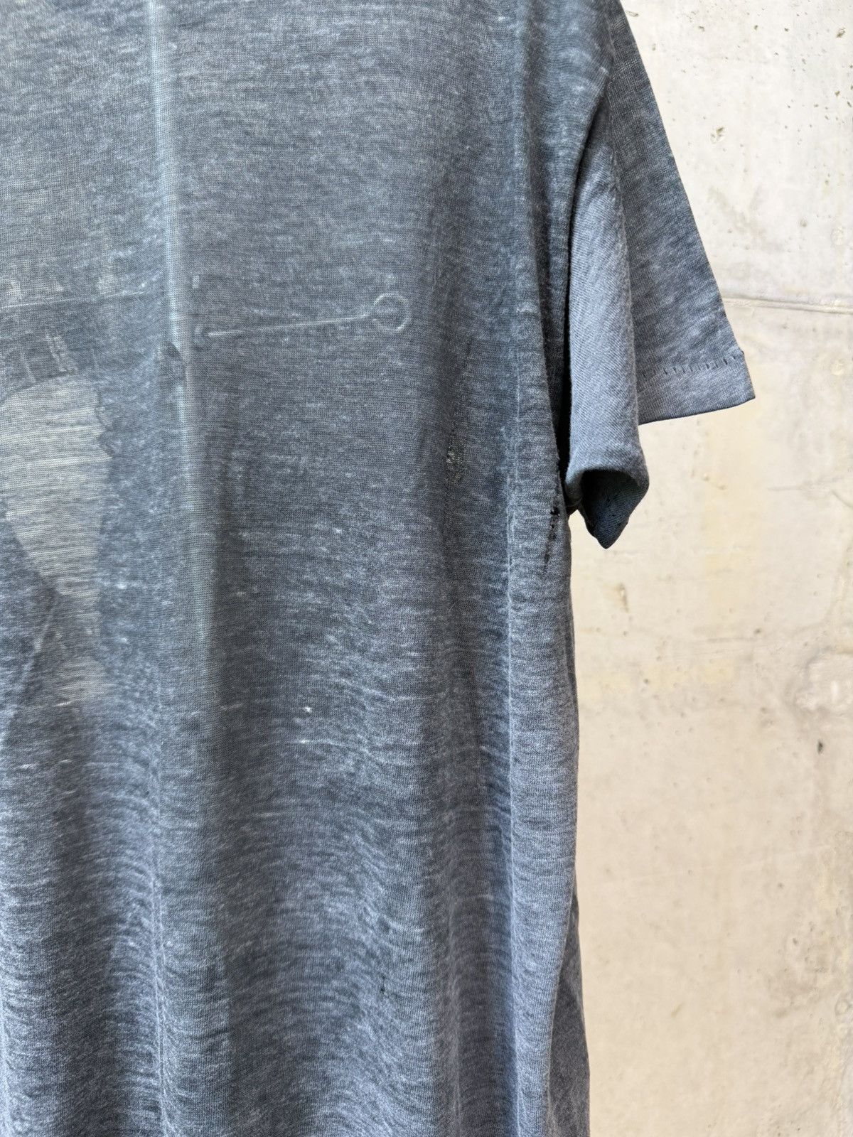 Vintage 80s Thrashed Faded Paper Thin Pocket T Shirt ERD Grunge Size US M / EU 48-50 / 2 - 6 Thumbnail