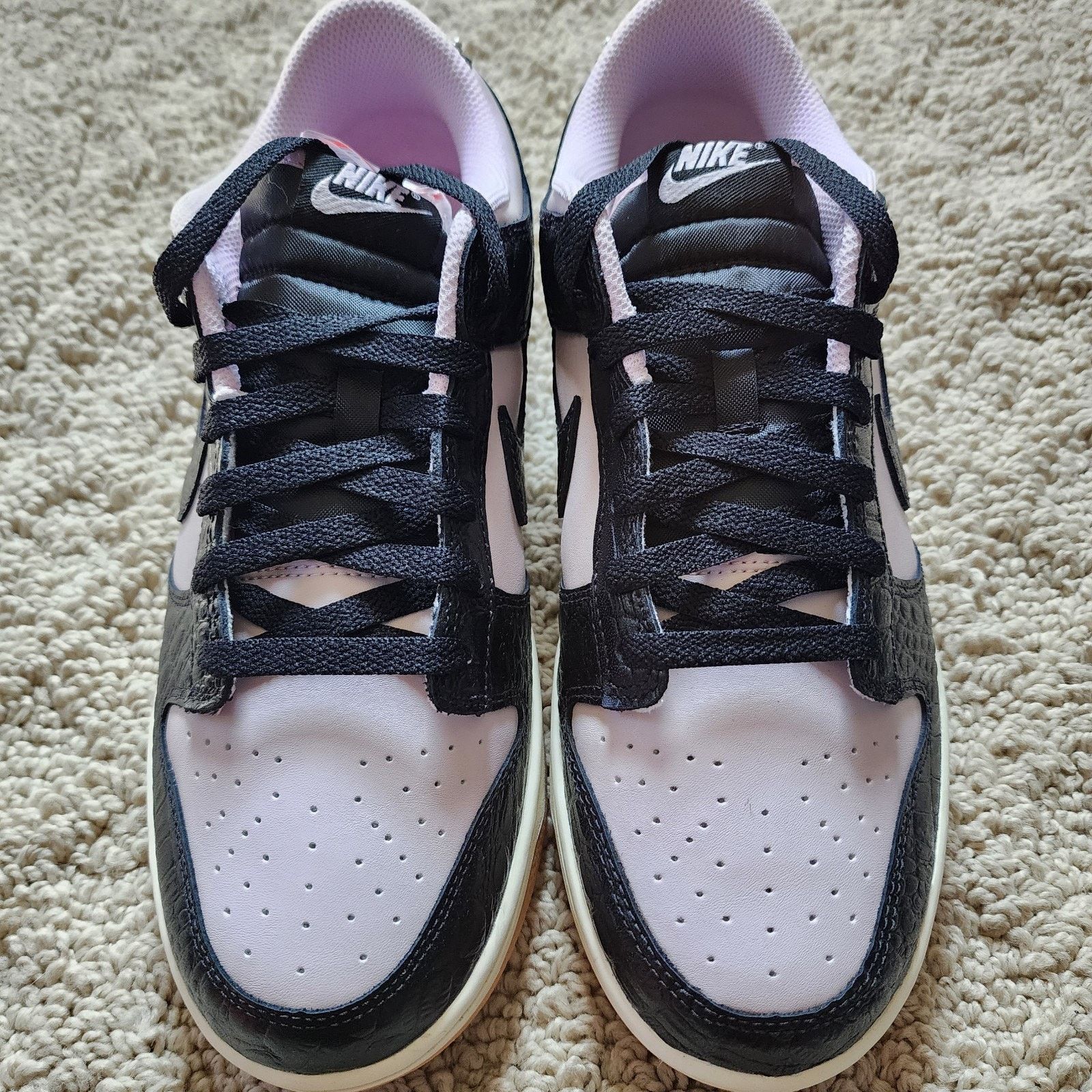 Nike Nike Dunk Low Black Platinum Violet Croc Brand New Sz 8.5 Size US 8.5 / EU 41-42 - 4 Thumbnail