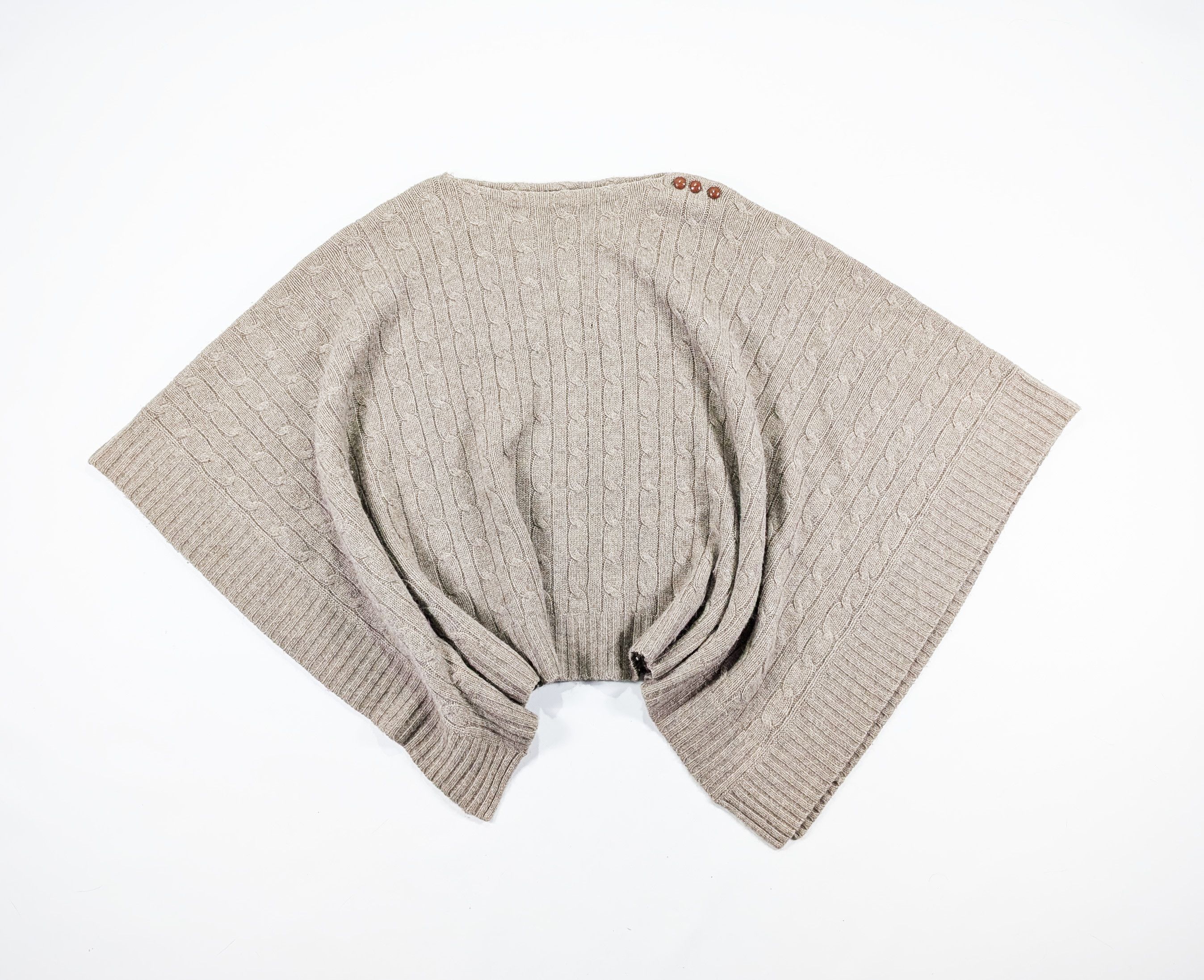 Ralph Lauren Ralph Lauren Wool Cashmere Alpaca Poncho Size M Size M / US 6-8 / IT 42-44 - 1 Thumbnail