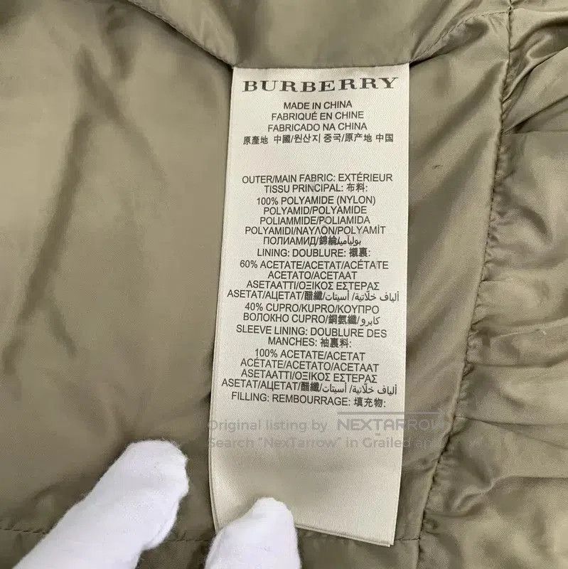 Burberry Burberry Brown Nylon Women's Puffer Jacket. Size S / US 4 / IT 40 - 6 Thumbnail