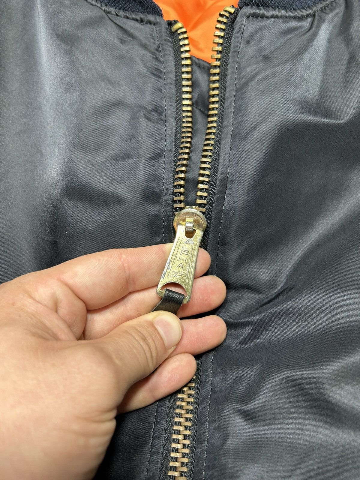 Alpha Industries Vintage Alpha Industries MA-1 Big Red Machine Custom Bomber Size US XL / EU 56 / 4 - 9 Thumbnail