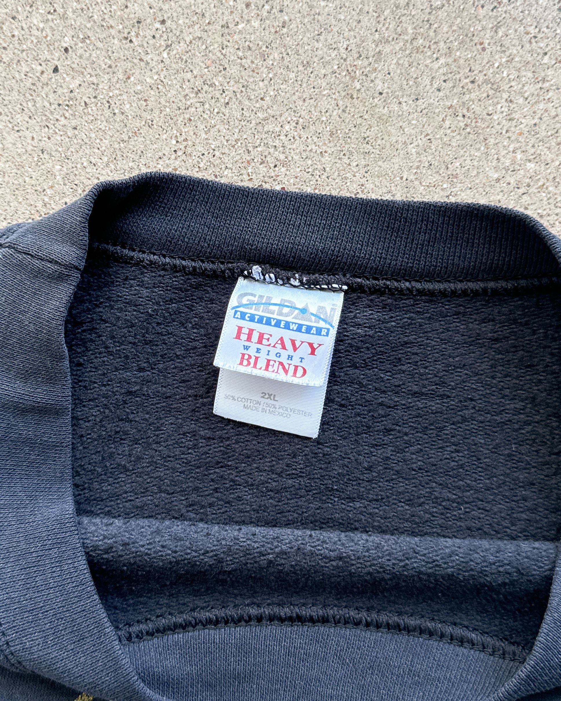 Vintage Vintage Gildan Sweatshirt Black 2XL Charles Drew University Size US XXL / EU 58 / 5 - 4 Thumbnail