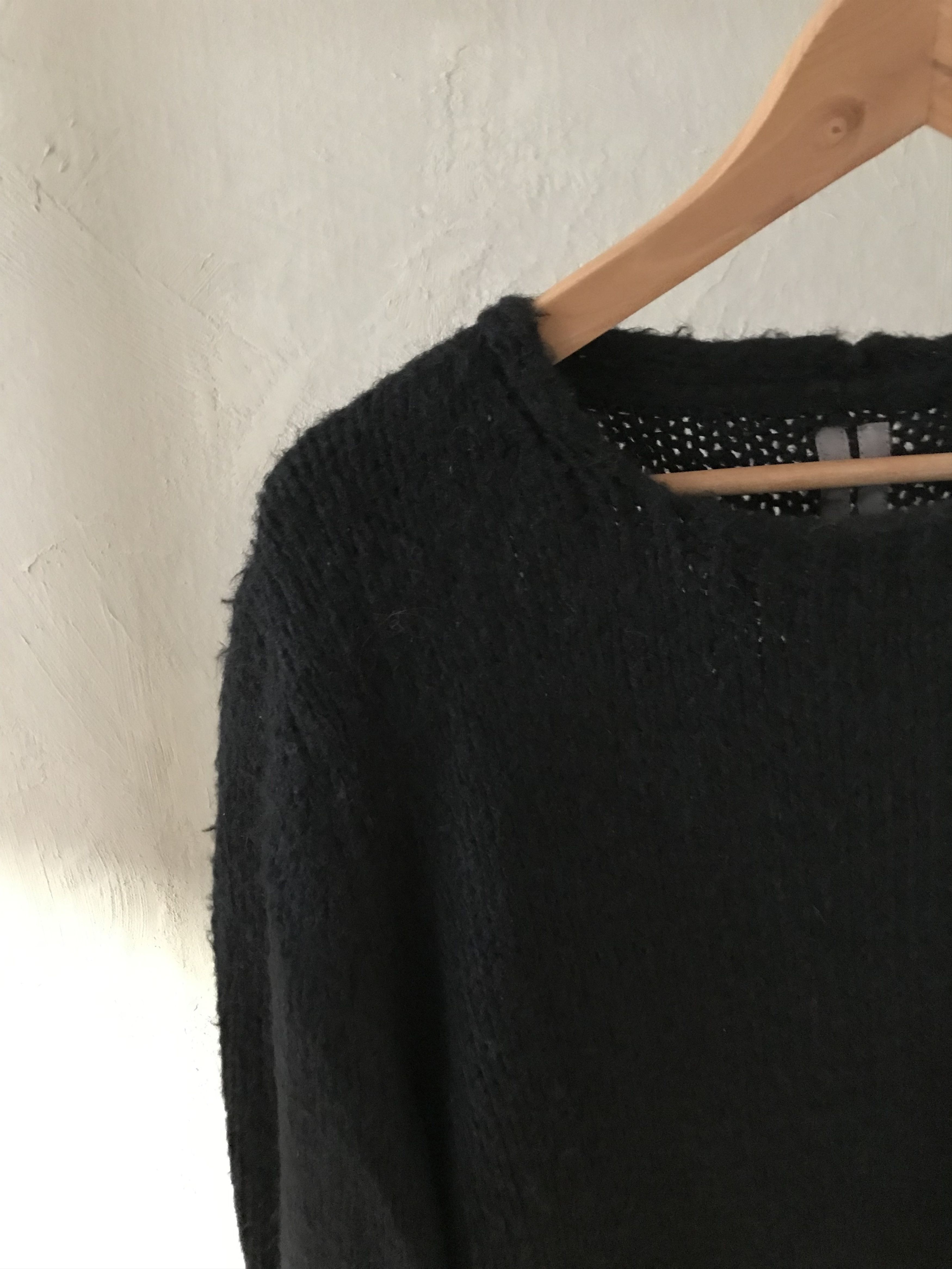 Rick Owens FW15 Rick Owens Sphinx heavy knit silk sweater, dark blue Size US XL / EU 56 / 4 - 2 Thumbnail