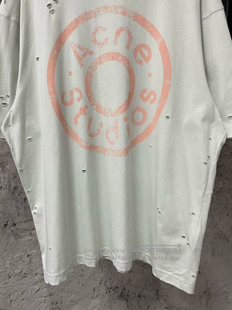 Acne Studios Acne Studios Distressed Short Sleeve Top Size US S / EU 44-46 / 1 - 4 Thumbnail