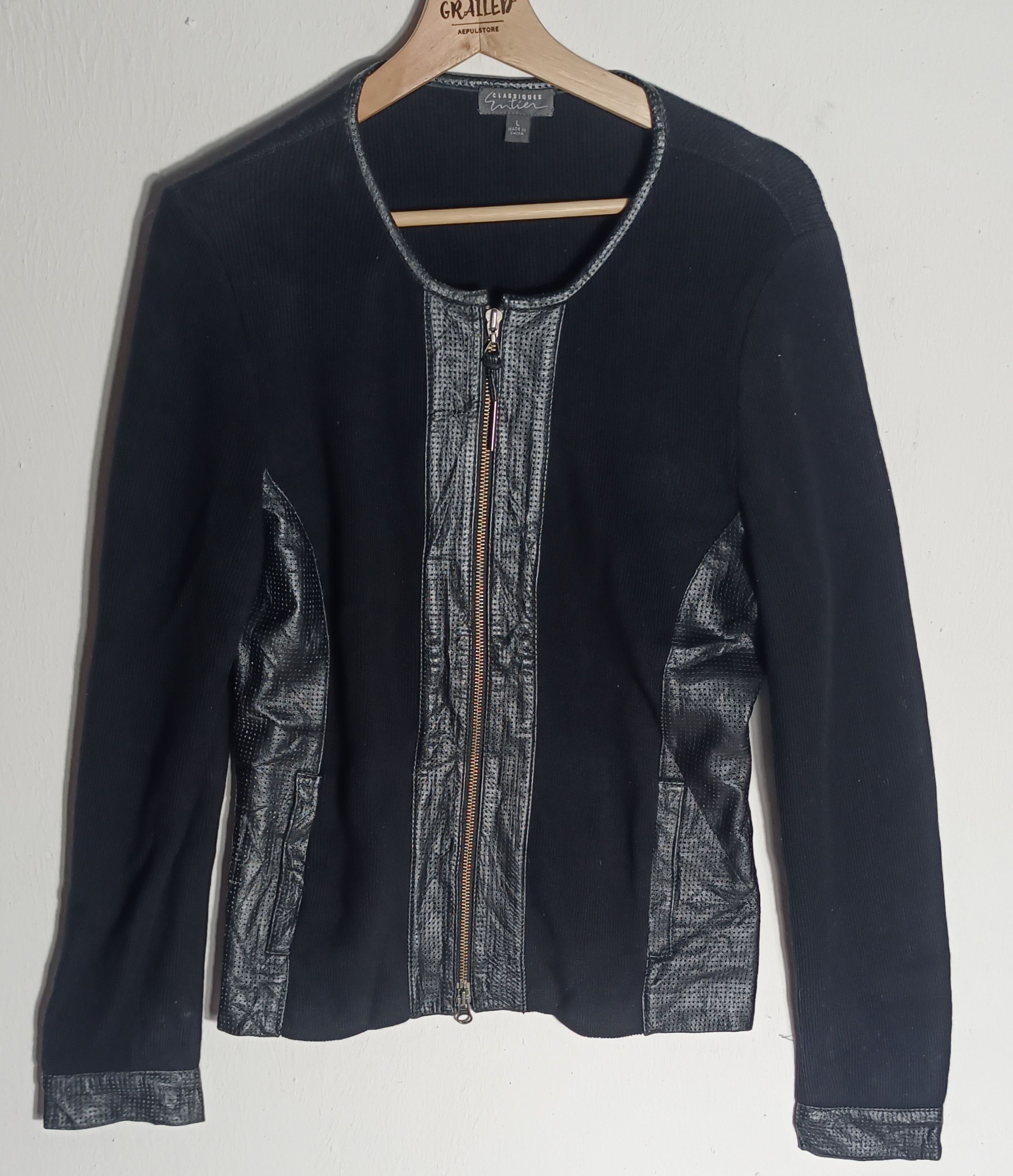 Japanese Brand 🔥Classiques entier leather Full Zipper Black Size S / US 4 / IT 40 - 1 Thumbnail