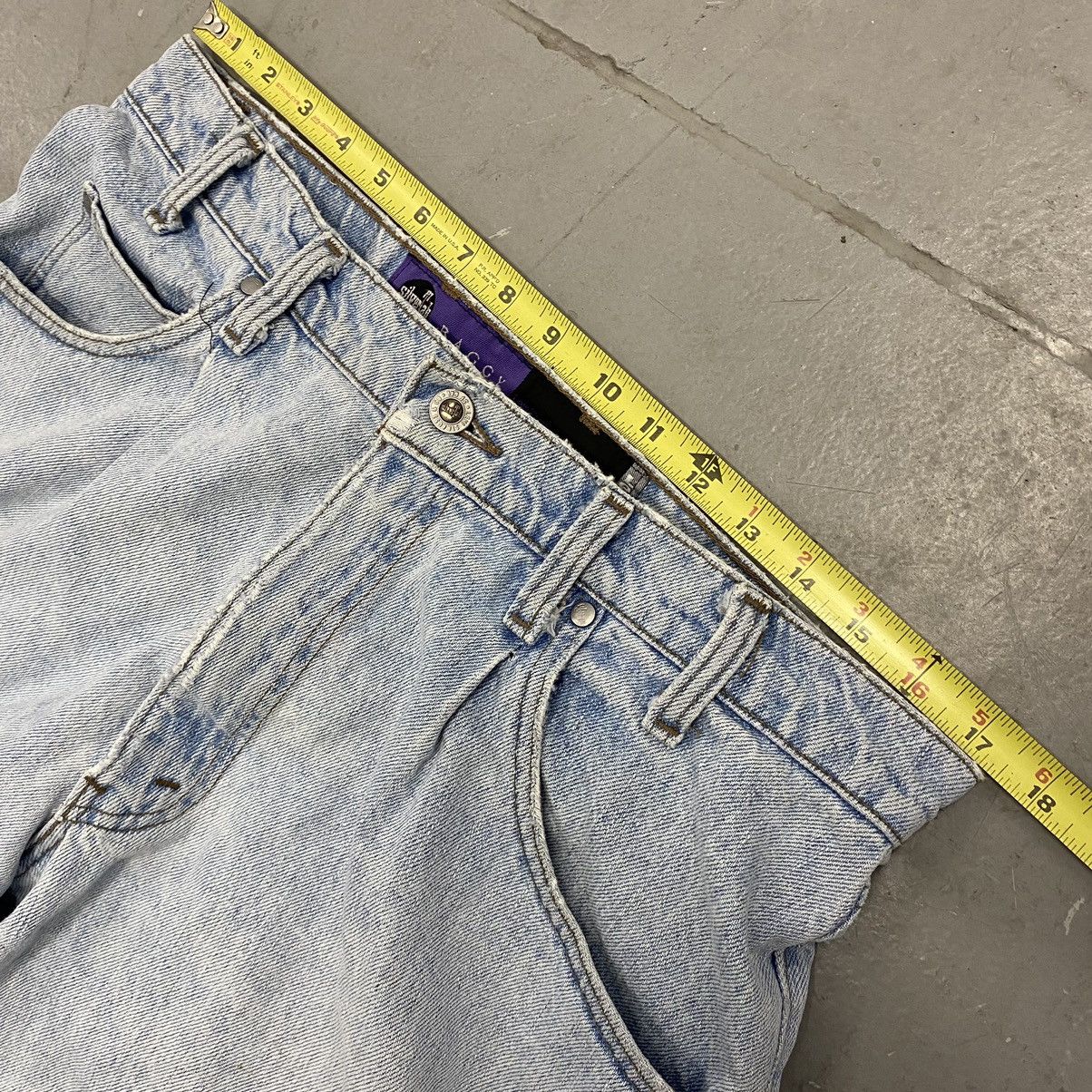 Japanese Brand × Levi's × Vintage Vtg 90s Levis Silvertab Baggy Thrashed Jeans Skater Grunge Size US 35 - 3 Thumbnail