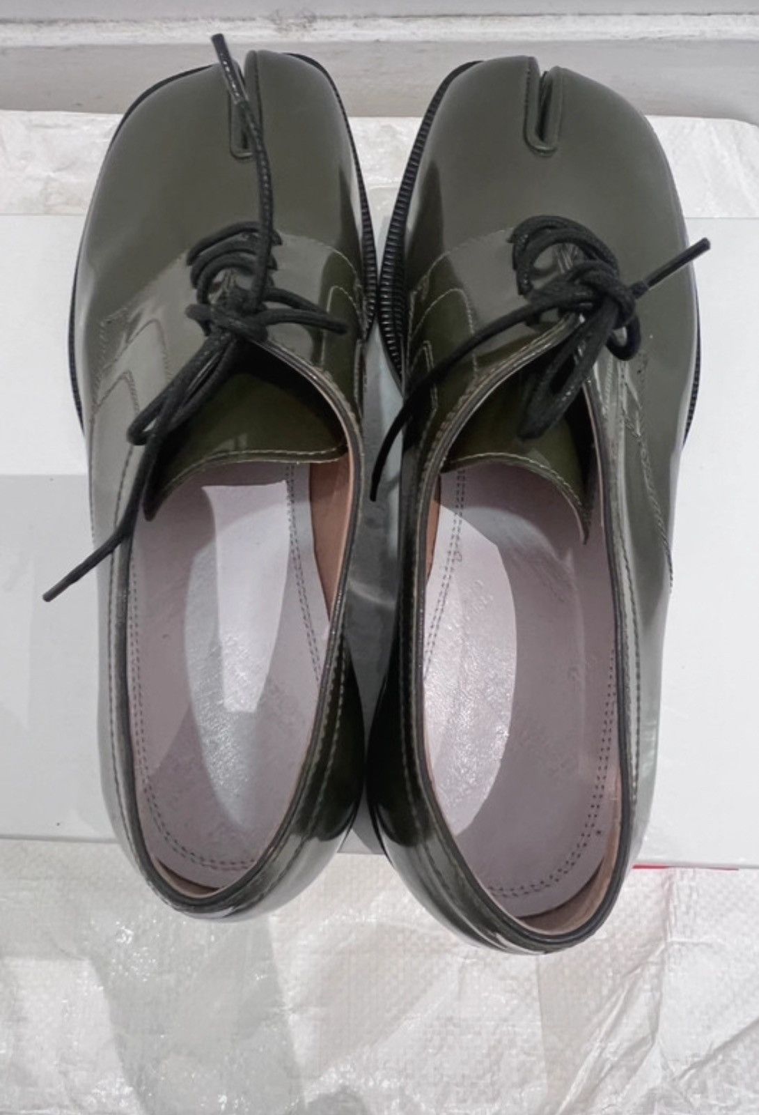 Maison Margiela Tabi lace up olive green Size US 9 / IT 39 - 9 Thumbnail