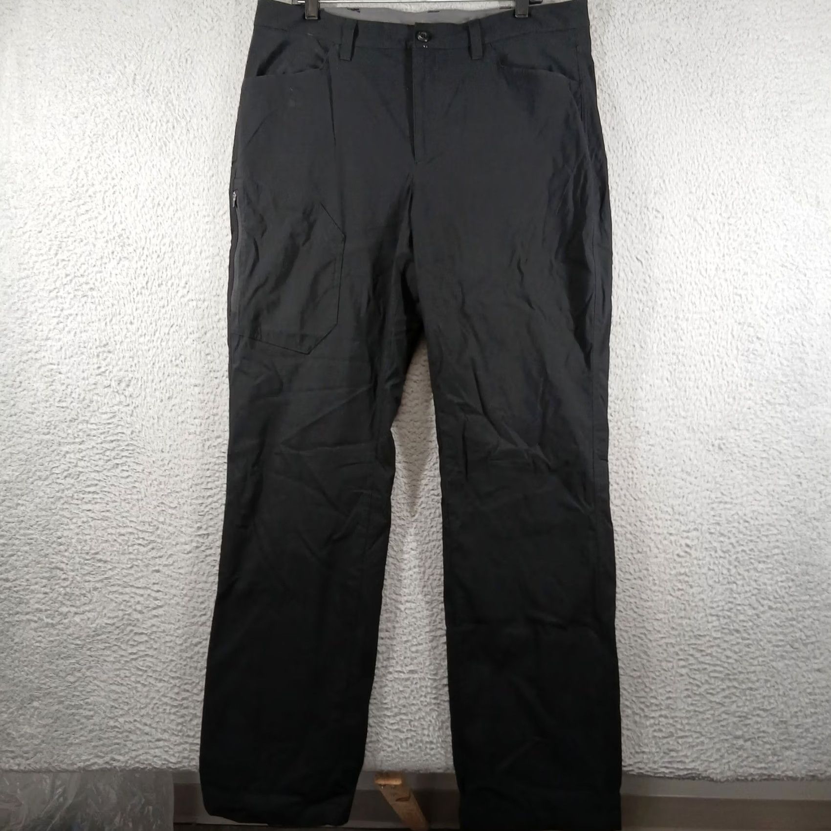 Eddie Bauer Eddie Bauer Men's Fleece Lined Tech Pants Size 36x34 Black Size US 36 / EU 52 - 2 Thumbnail