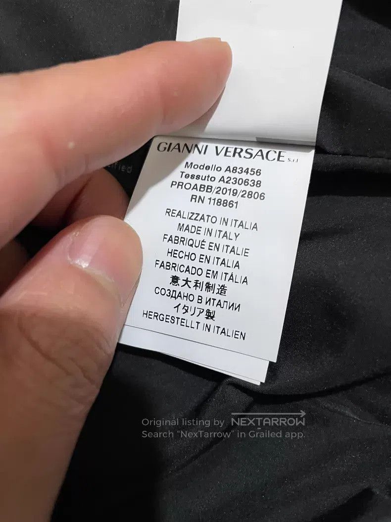 Versace Versace Double leopard embroidered heavy craft sheepskin s Size US L / EU 52-54 / 3 - 8 Thumbnail