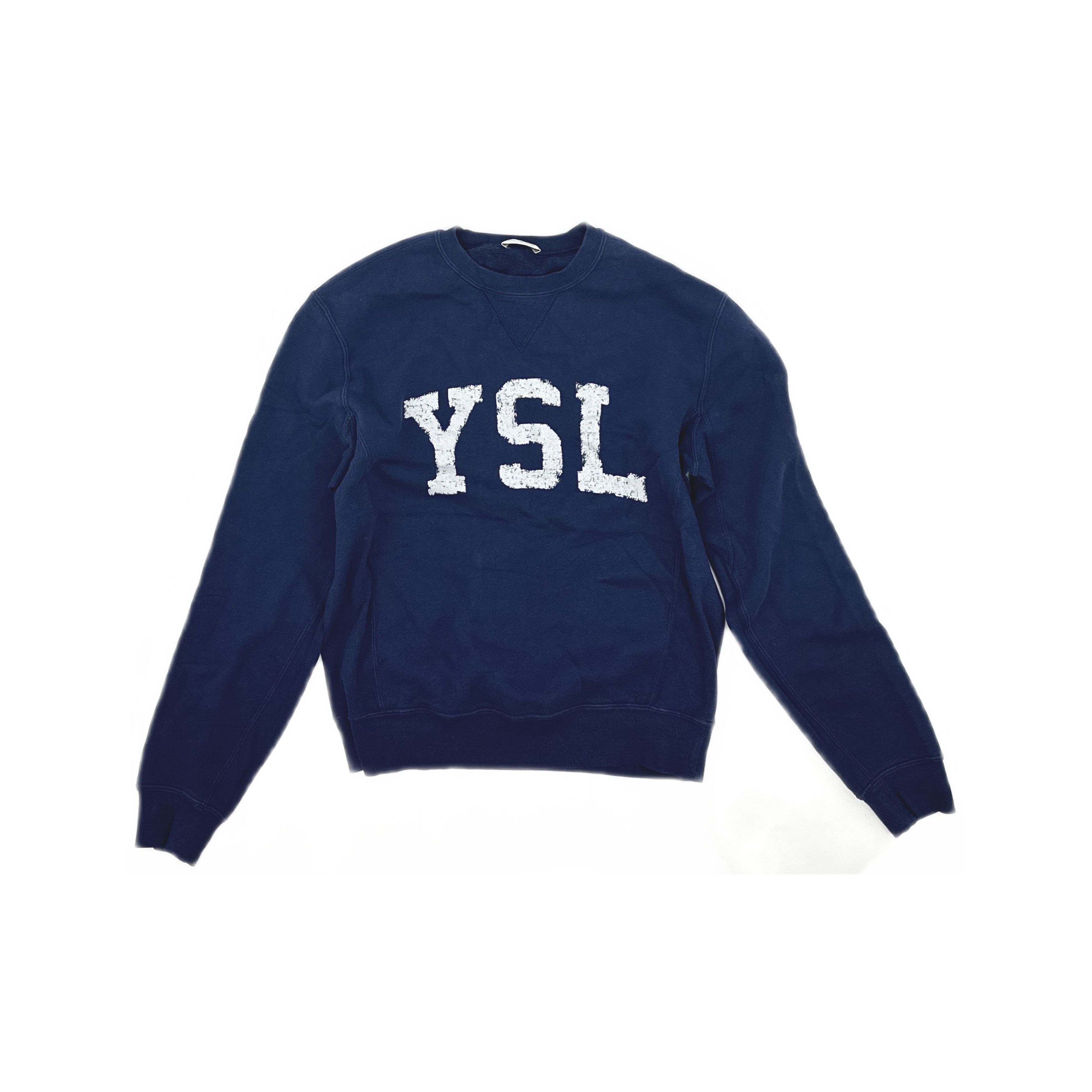 Saint Laurent Paris Saint Laurent YSL Logo Crewneck Sweatshirt XS Size XS / US 0-2 / IT 36-38 - 1 Thumbnail