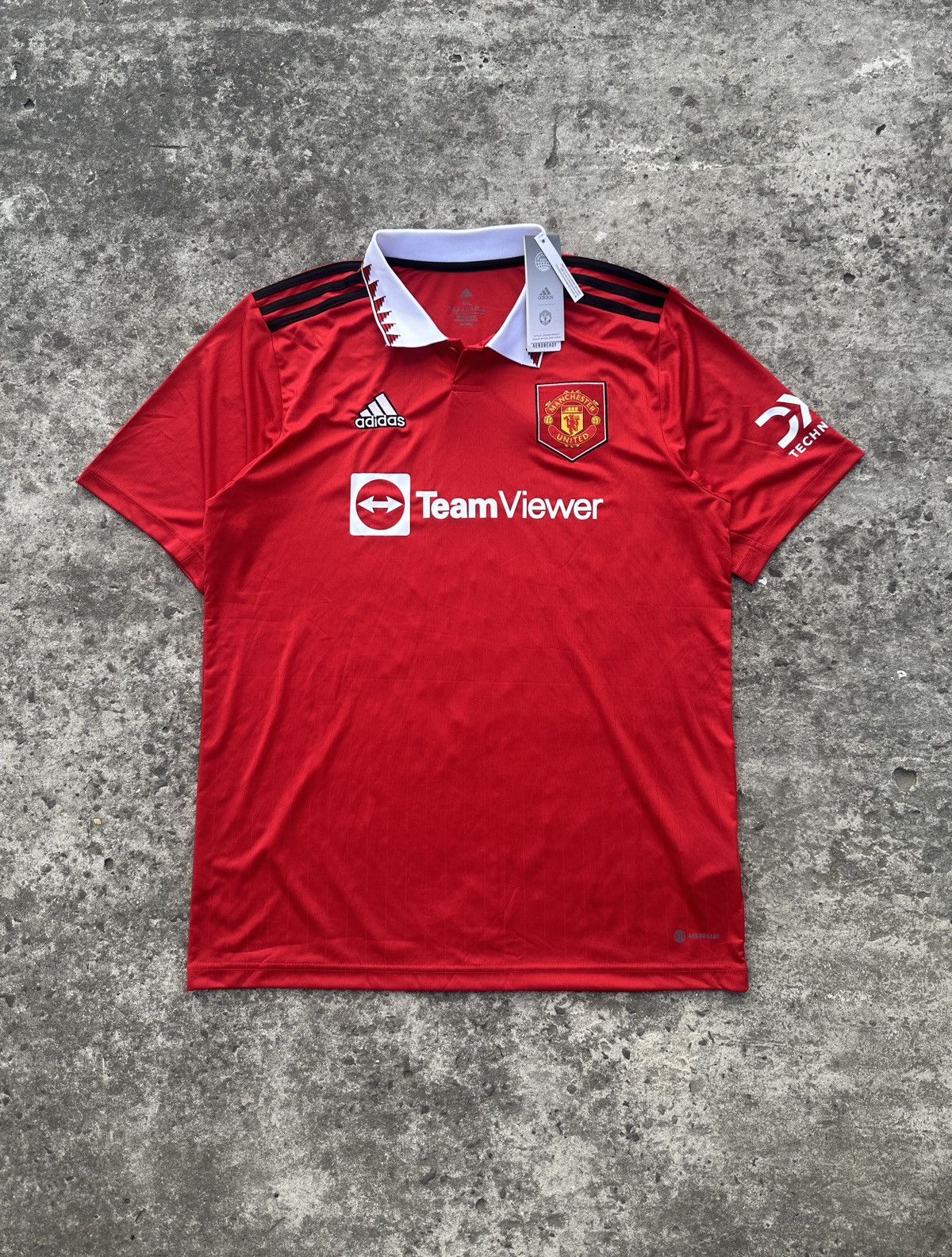 Adidas Adidas Manchester United soccer jersey Streetwear 22/23 2XL Size US XXL / EU 58 / 5 - 1 Thumbnail