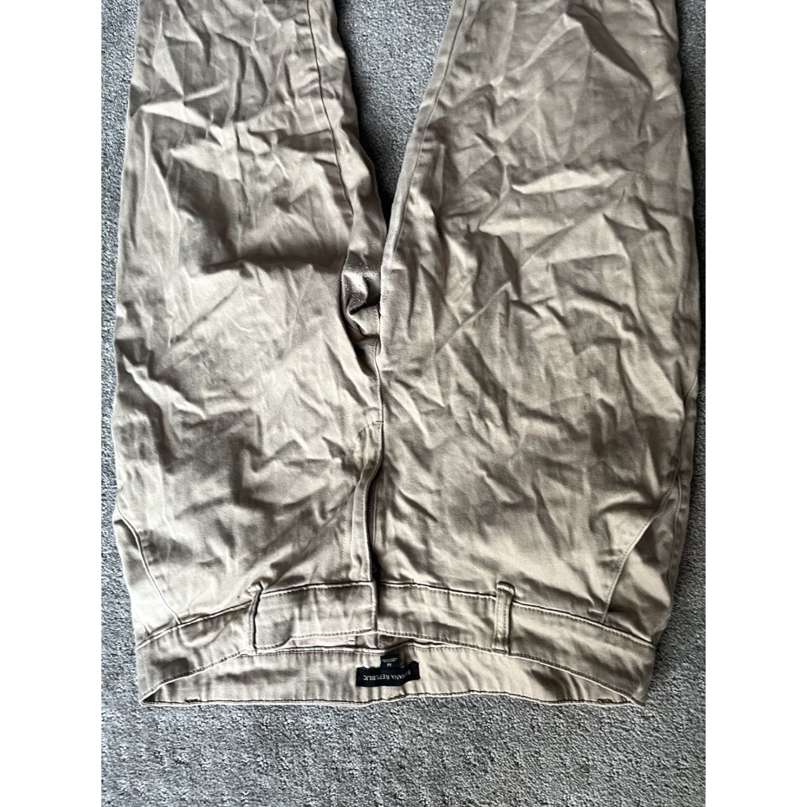 Banana Republic Banana Republic Pants Chino Beige Khaki Pockets Size 16 Regular Women) Size 38" / US 16 / IT 52 - 4 Thumbnail
