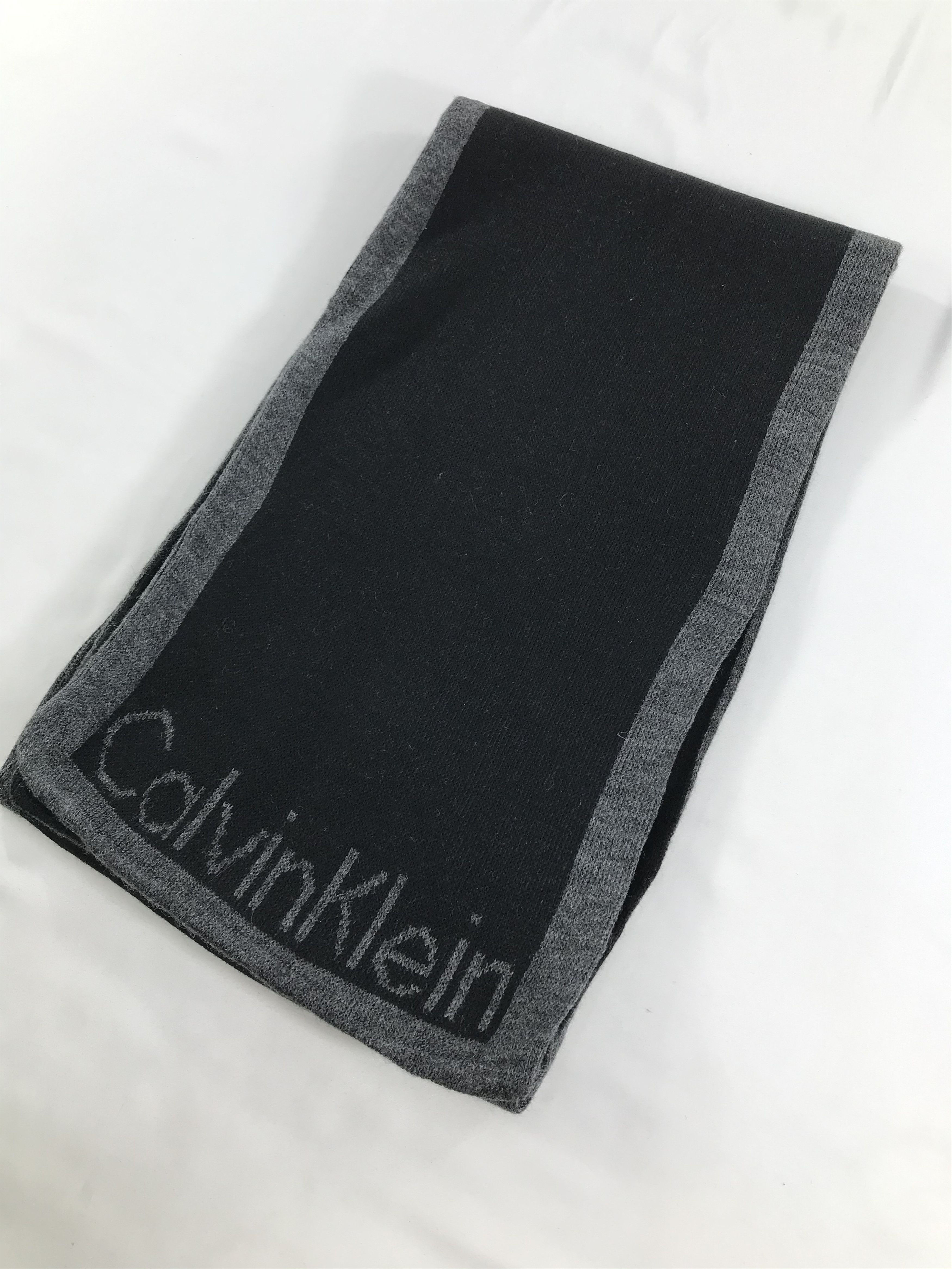 Calvin Klein Calvin Klein Wool Scarf Muffler Neck Wrap V183 Size ONE SIZE - 3 Thumbnail